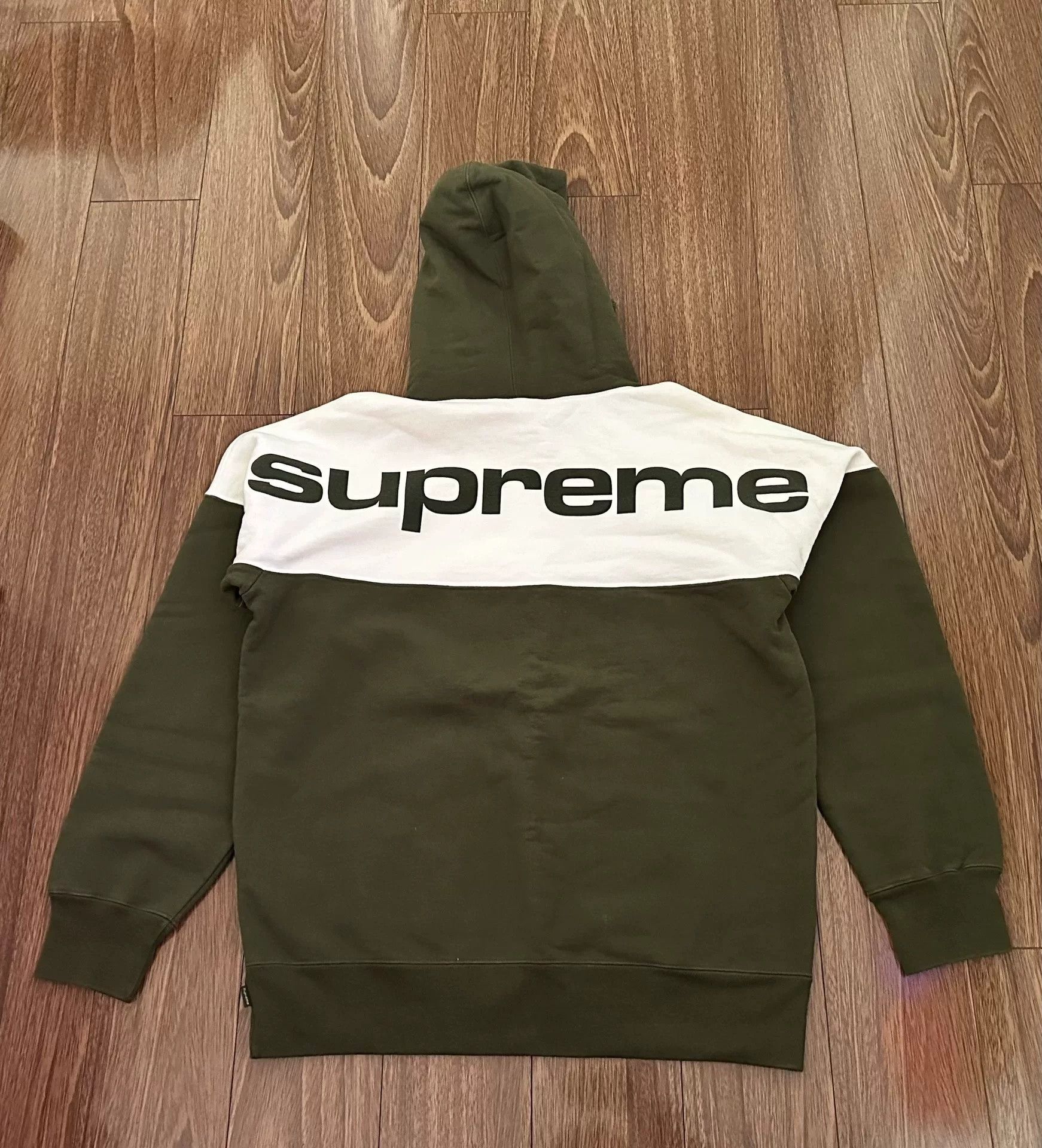 Supreme Supreme Blocked Large Logo Fleece Hoodie Size US M / EU 48-50 / 2 - 1 Thumbnail