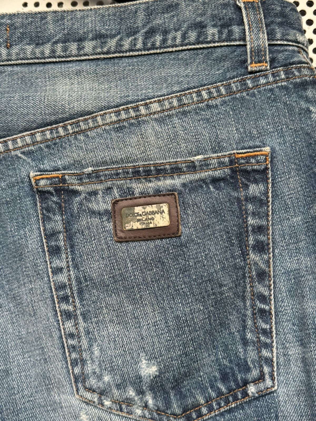Dolce & Gabbana × Japanese Brand Vintage Dolce&Gabbana Faded Distressed Jeans Pants Size US 34 / EU 50 - 12 Thumbnail