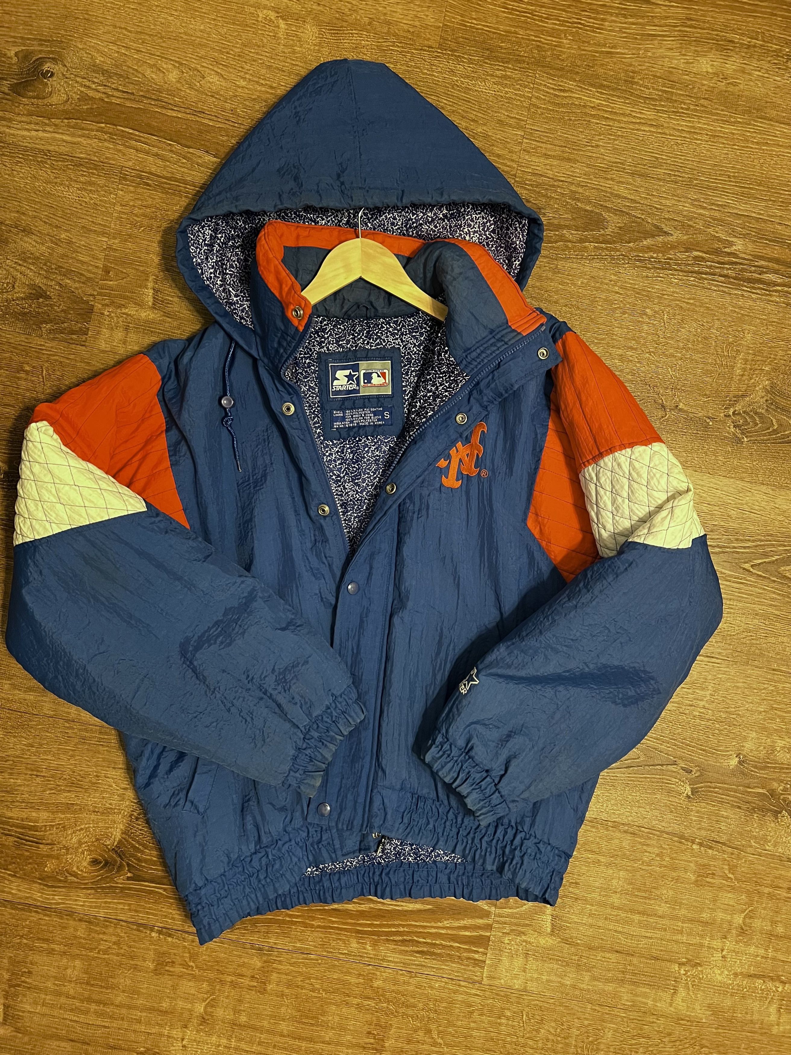 Image of Mets Starter Jacket in Blue, Men's (Size Small)