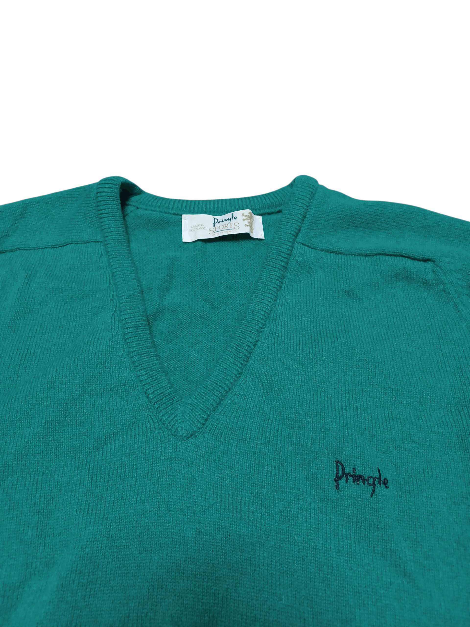 Pringle Of Scotland PRINGLE OF SCOTLAND VINTAGE OLDMONEY 100% LAMBSWOOL SWEATER Size US L / EU 52-54 / 3 - 2 Thumbnail