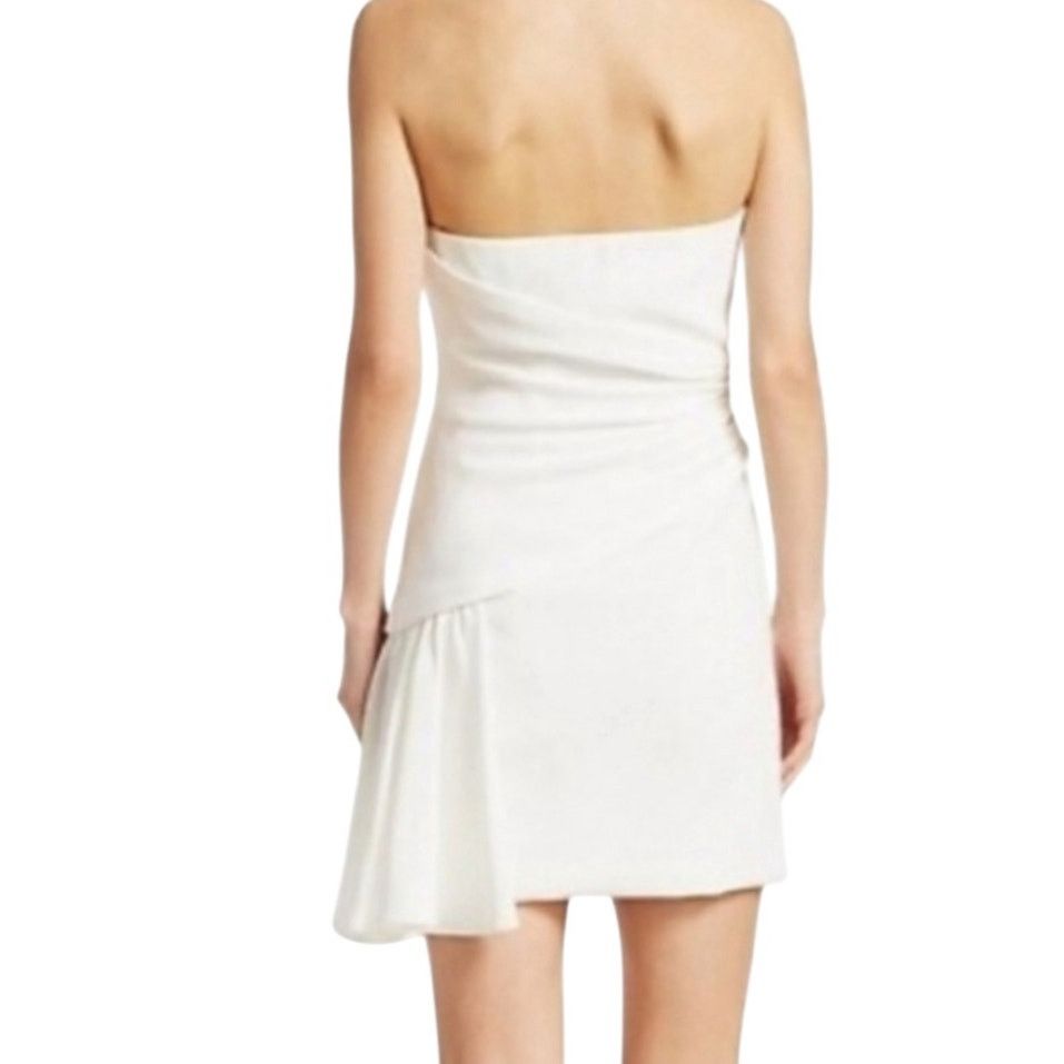Cinq a Sept NEW Cinq à Sept Ella Strapless Ivory Mini Dress Ivory Sz 8 Size M / US 6-8 / IT 42-44 - 7 Thumbnail