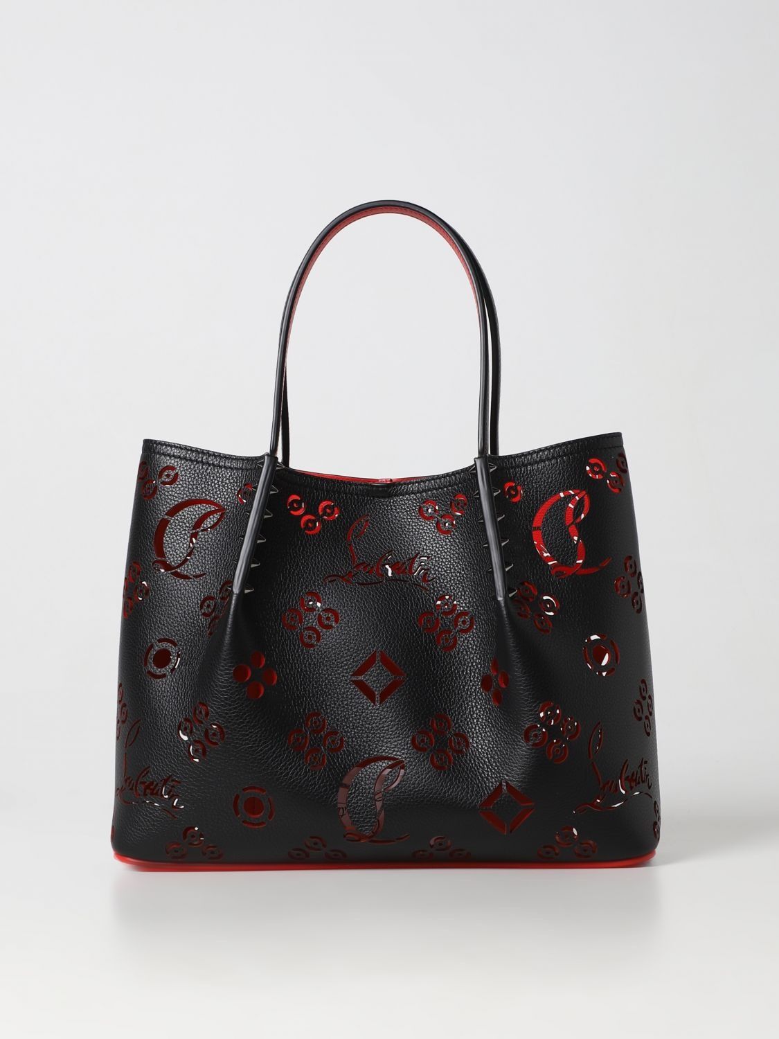Christian Louboutin oc11z0125 Size:OS /Cabarock Large Tote Bag in Black Size ONE SIZE - 1 Thumbnail