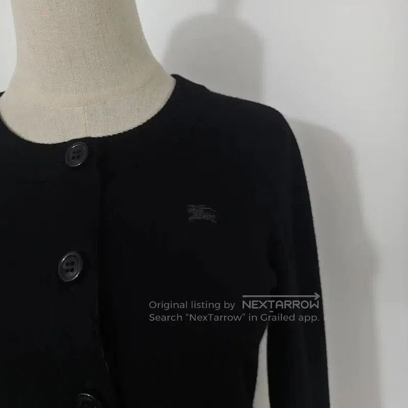 Burberry Burberry Black Wool Long Sleeve Cardigan. Size M / US 6-8 / IT 42-44 - 2 Thumbnail