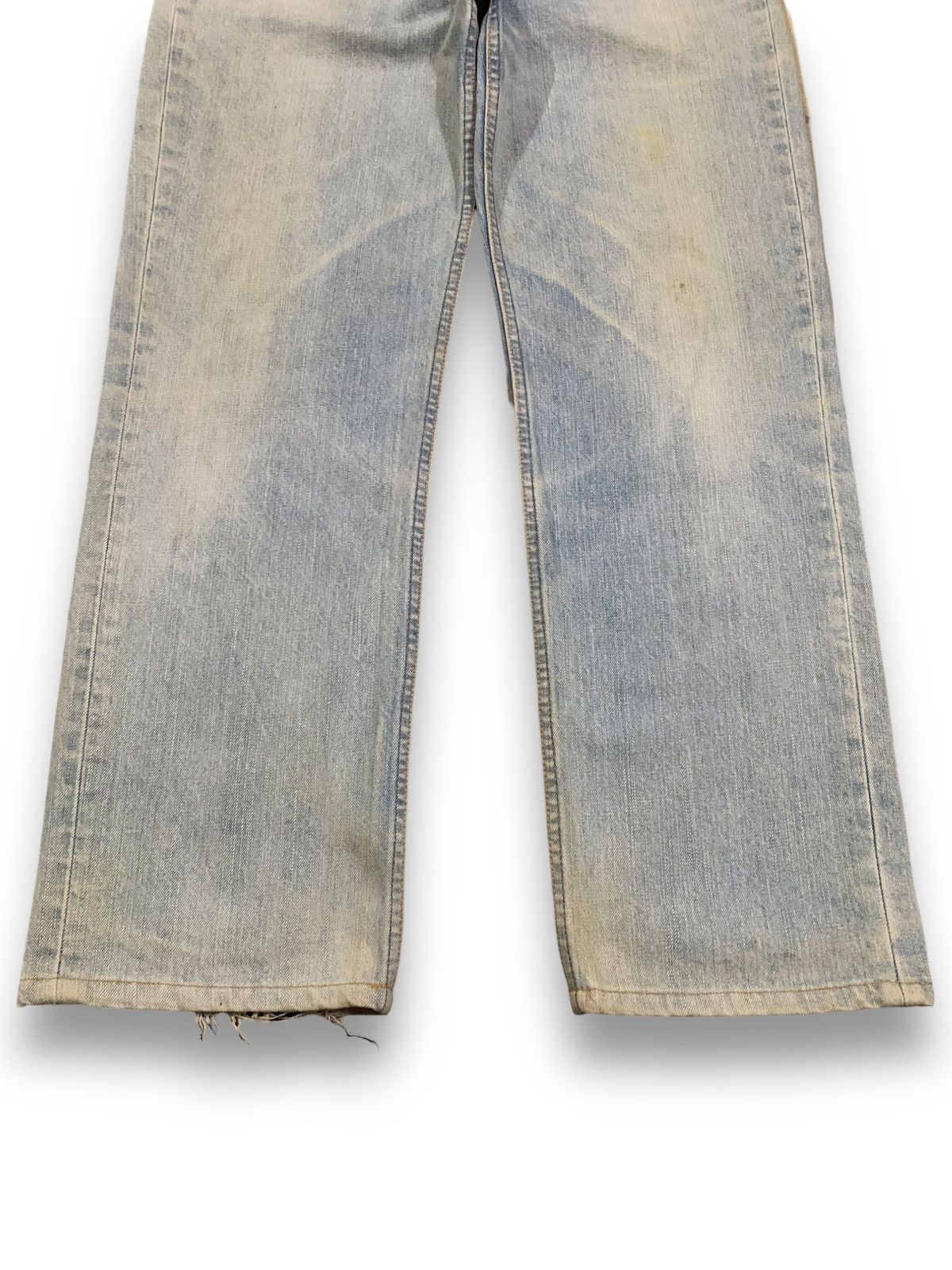 Levi's Vintage 90s Levis 702 Rusty Mud Wash Loose Jeans Size 33x28 Size US 33 - 7 Thumbnail
