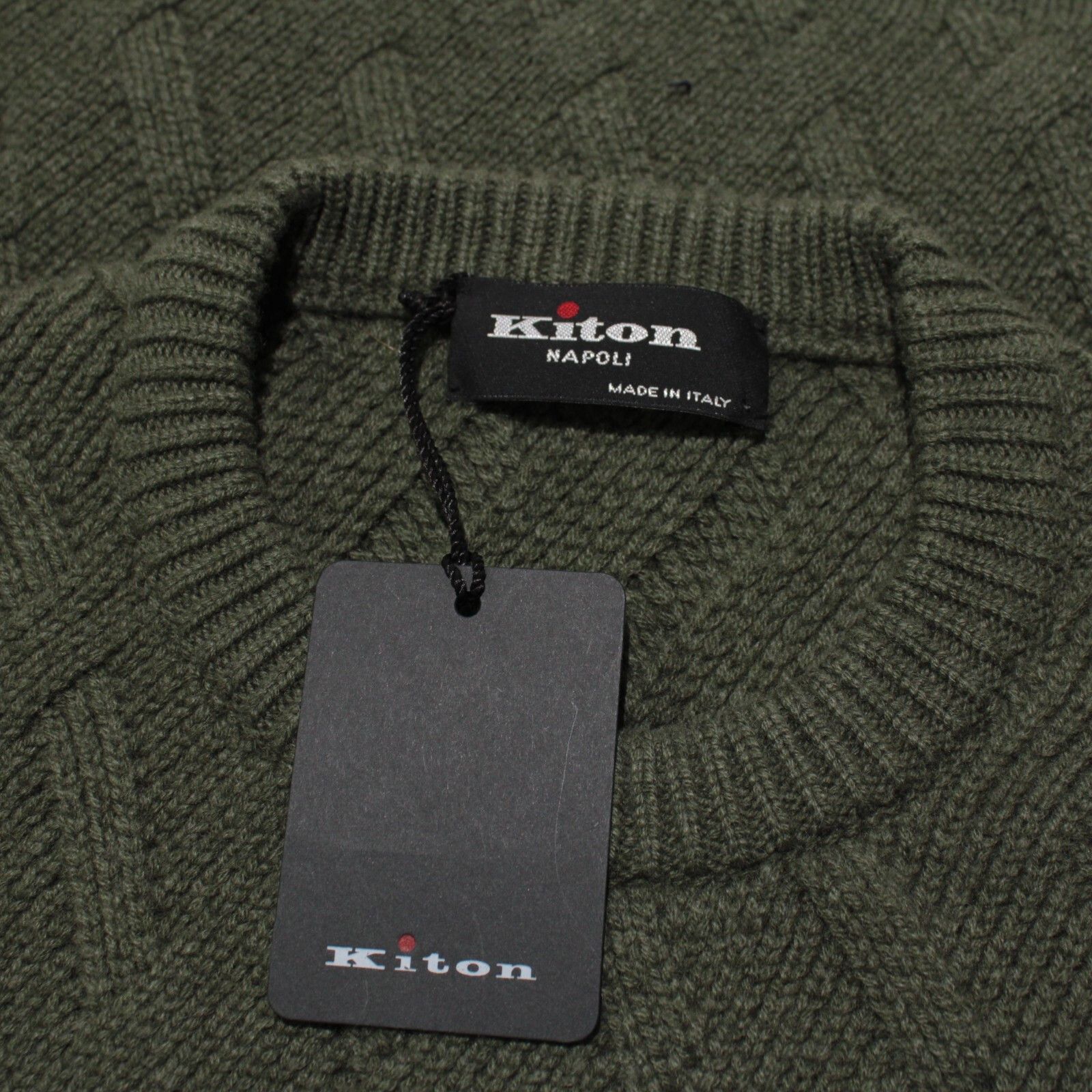 Kiton Kiton Sweater Size US XL in Green Size US XL / EU 56 / 4 - 1 Thumbnail