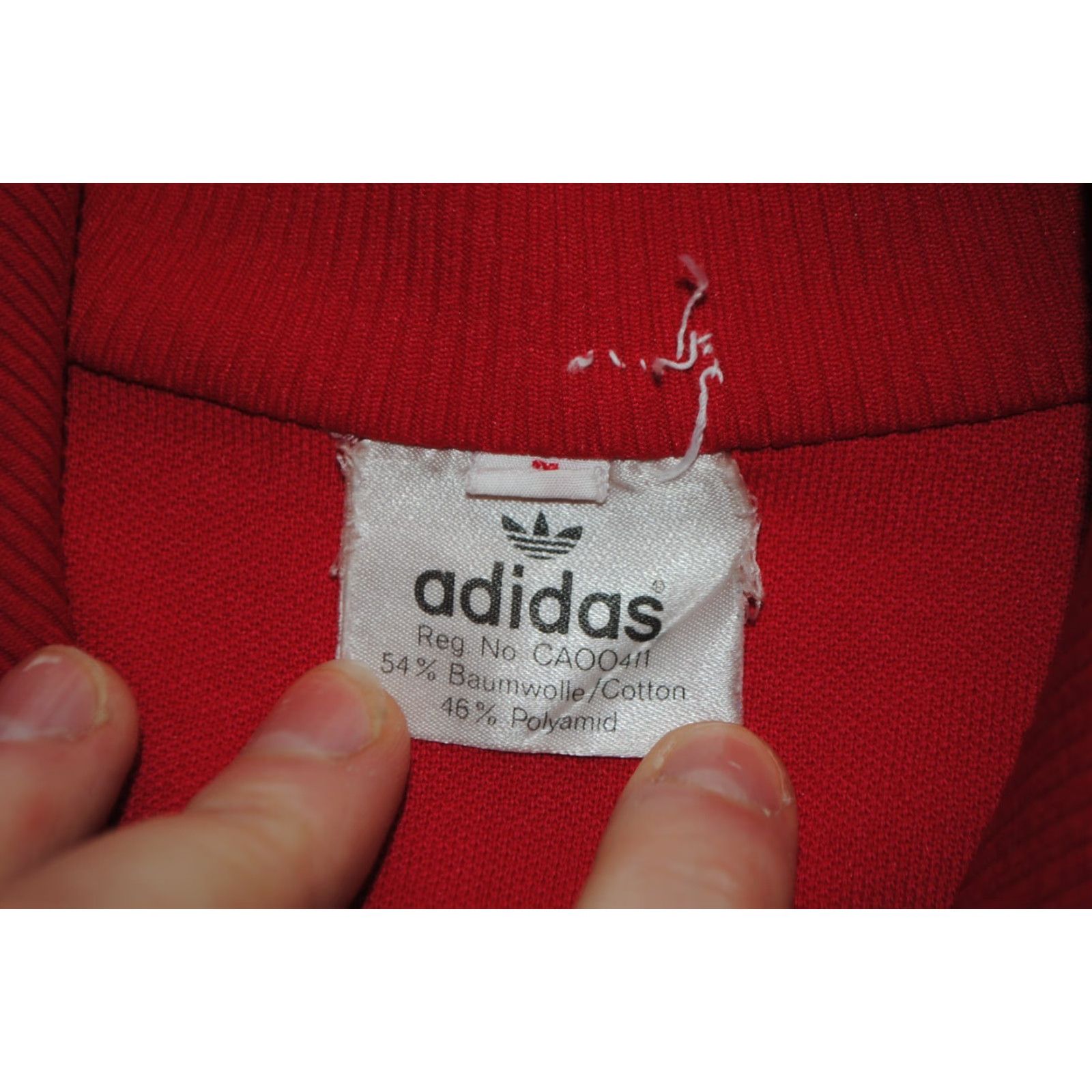 Adidas ADIDAS SPORT JACKET TRACK TOP VTG MADE IN YUGOSLAVIA 80's RED SIZE 7 (M-L) RETRO Size US M / EU 48-50 / 2 - 3 Thumbnail