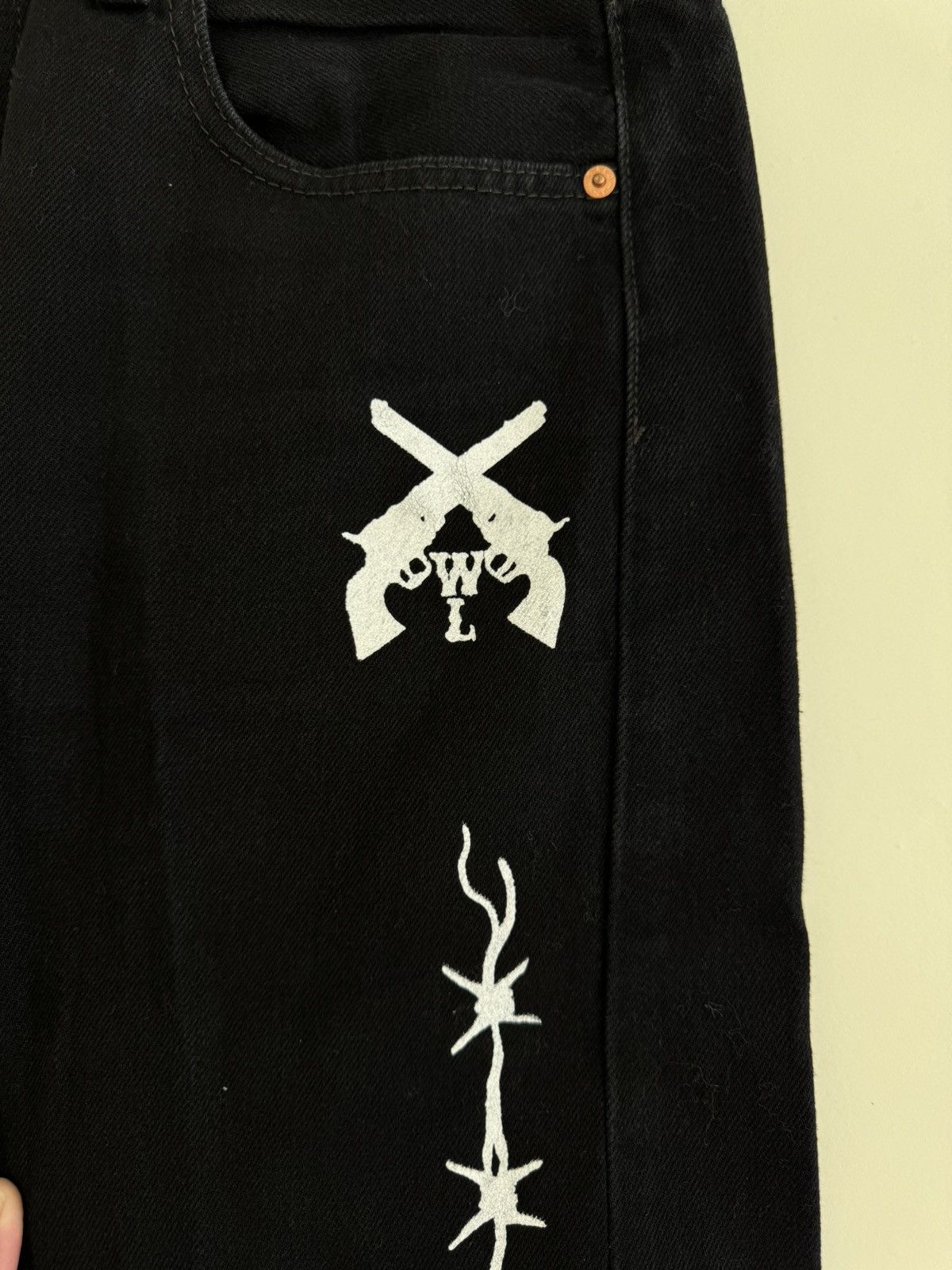 Levi's × Warren Lotas Warren Lotas Barbed Wire Jeans Size US 34 / EU 50 - 4 Thumbnail