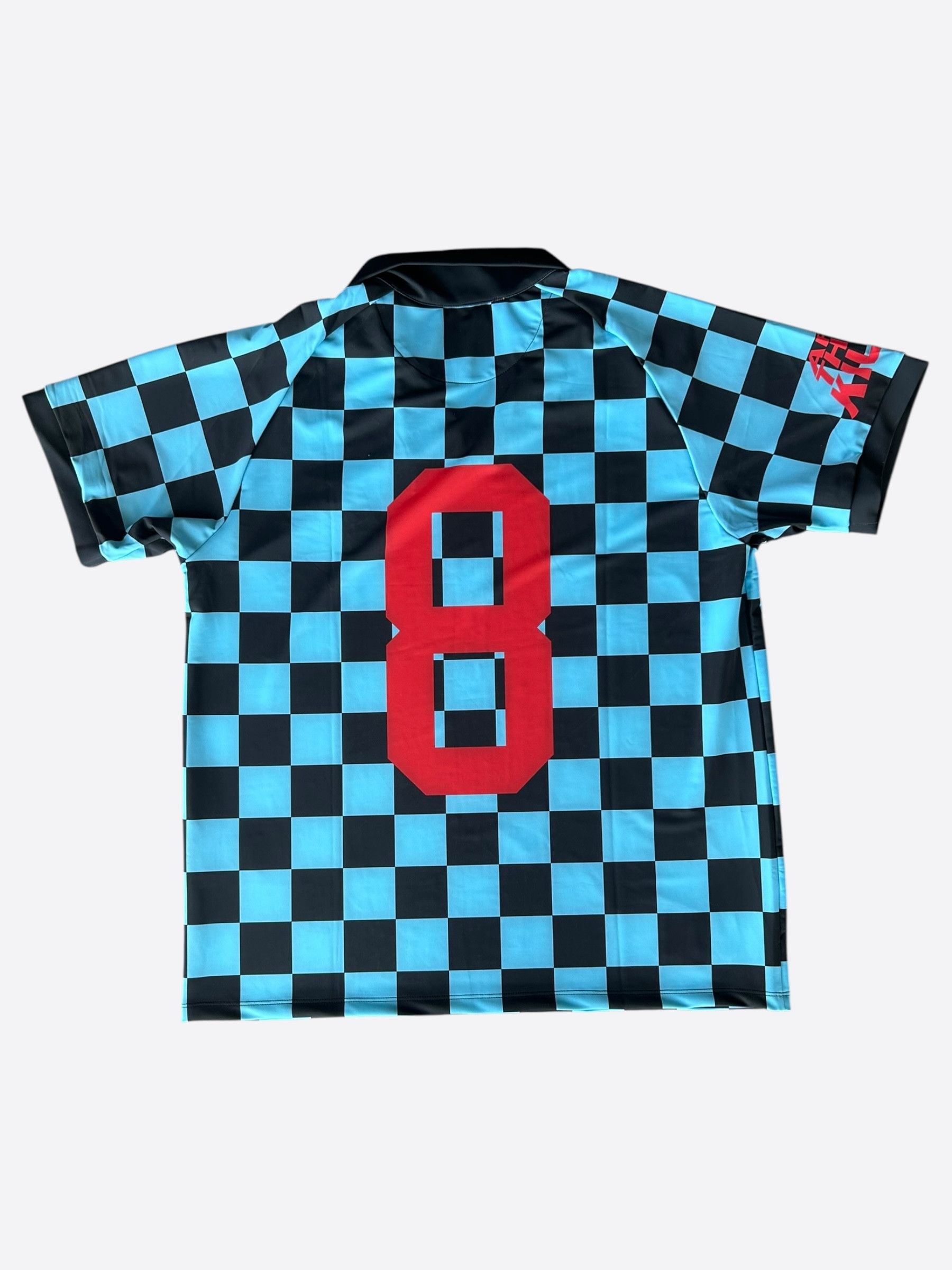 Gallery Dept. Gallery Dept Black & Blue Checkered Soccer Jersey Size US XXL / EU 58 / 5 - 2 Thumbnail