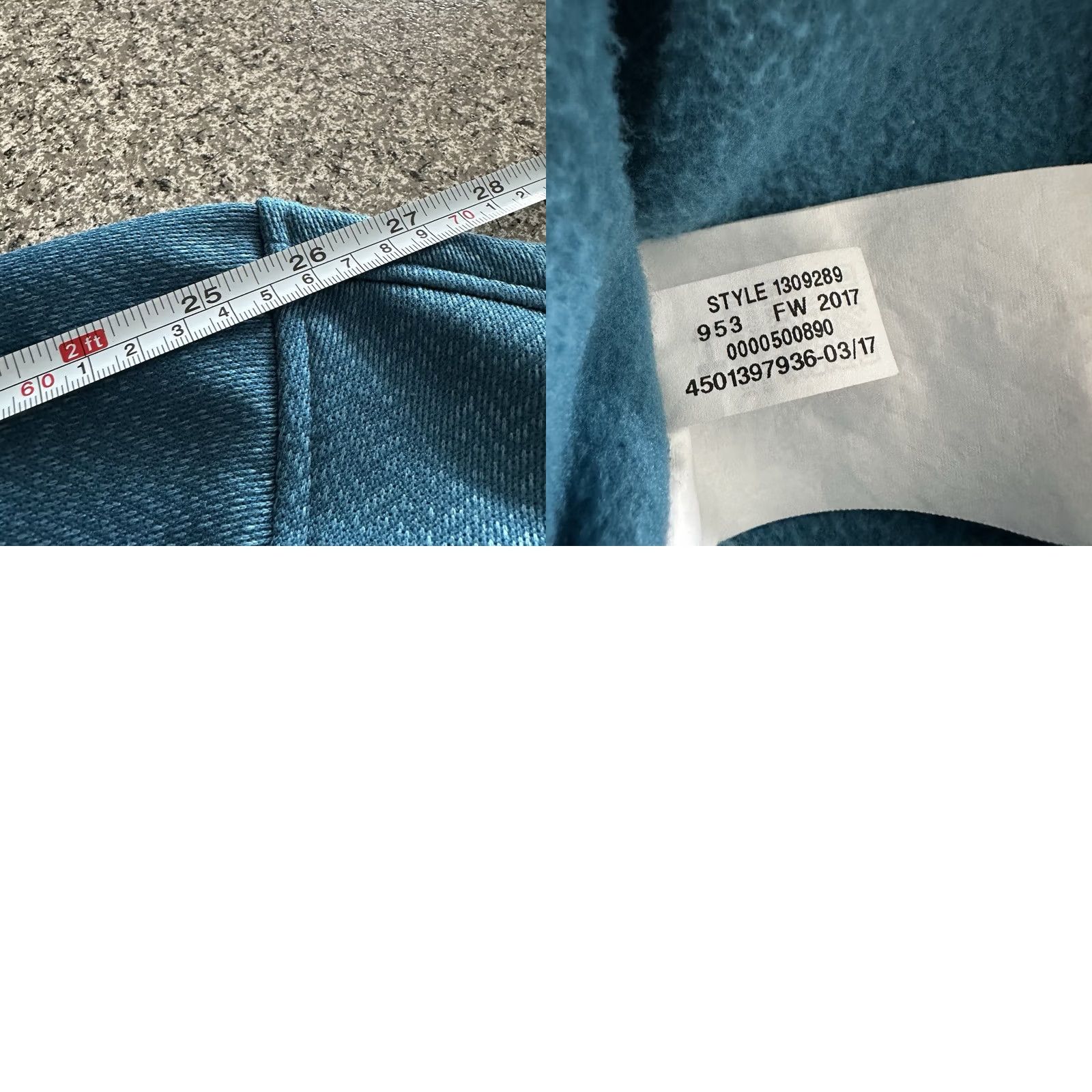 Under Armour Under Armour Cold Gear Pullover 1/4 Zip Sweater Men XL Teal Blue CrossFit Gym Running Casual Winter Fall Spring Mock Neck Stand-Up Zip Size US XL / EU 56 / 4 - 8 Thumbnail