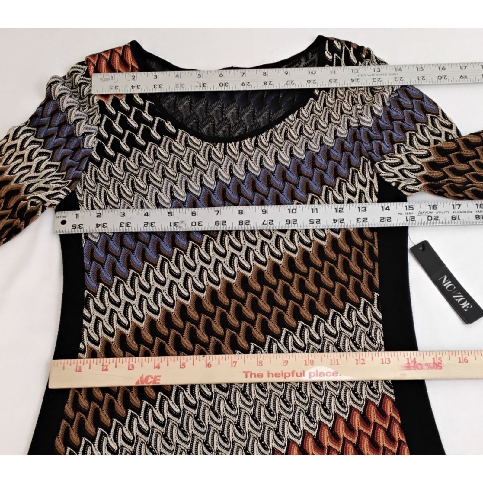 NIC+ZOE Nic + Zoe Crochet Dress Women's XS Multicolor NWT MSRP $238 Size XS / US 0-2 / IT 36-38 - 11 Thumbnail
