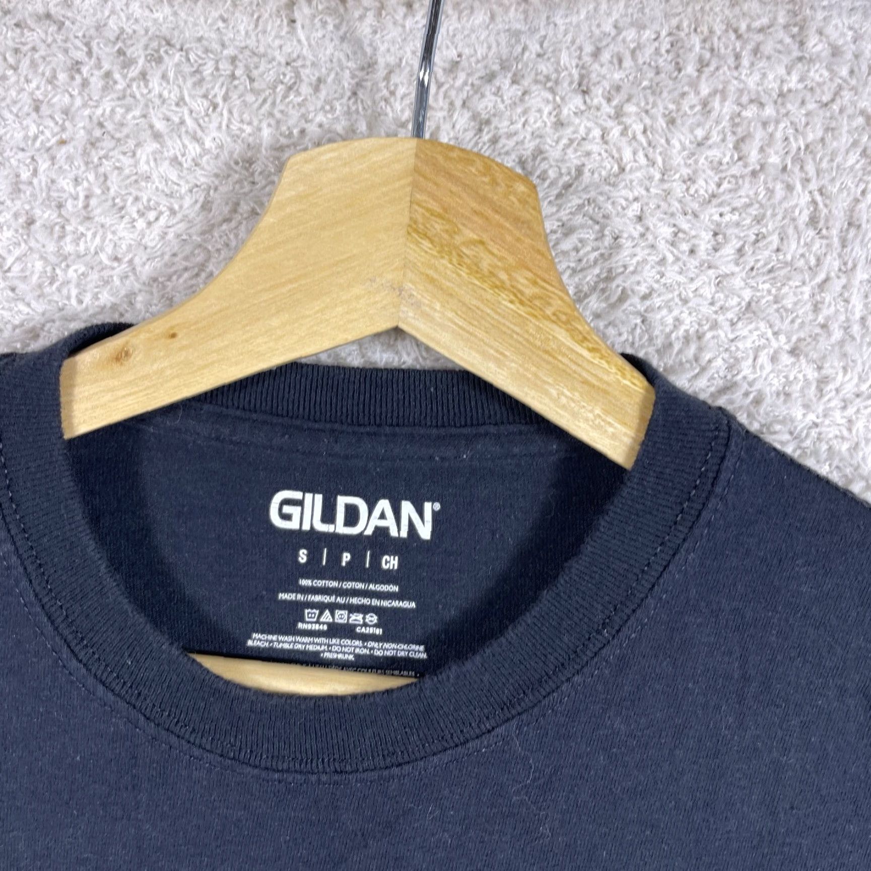Gildan VINTAGE Listless Band T-Shirt Adult Small Black Hardcore Screamo Grindcore Richmond RVA Mens Size US S / EU 44-46 / 1 - 4 Thumbnail