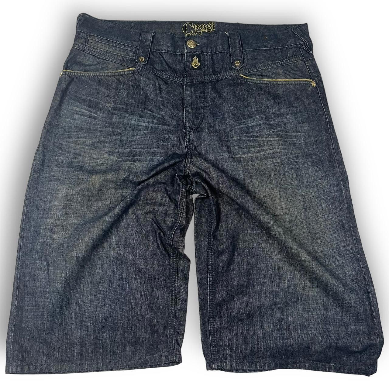 Coogi Coogi Men's Navy and Gold Shorts Size US 42 / EU 58 - 4 Thumbnail