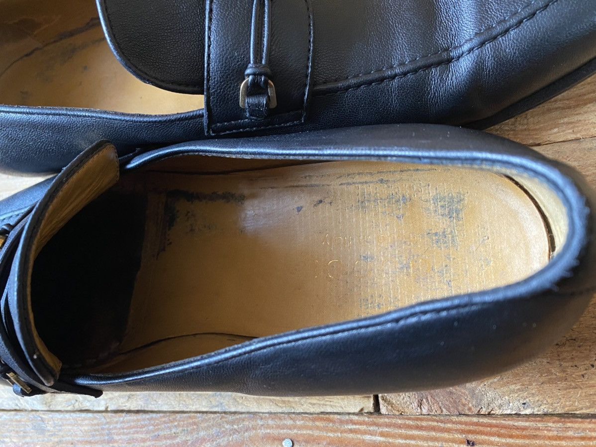 Gucci Gucci horsebit GG logo black leather loafers uk sz 9 US10 Size US 10 / EU 43 - 13 Thumbnail