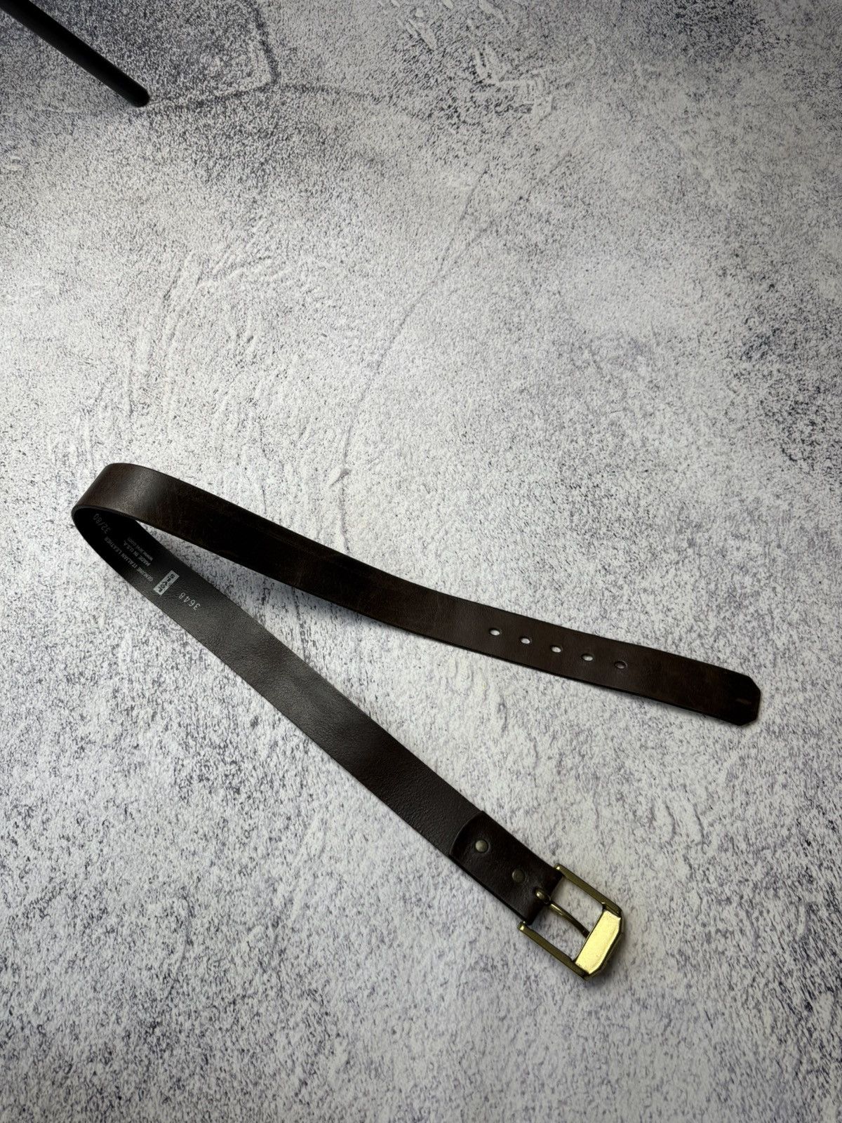 Levi's × Vintage Vintage Levi’s Belts Leather Japanese Brand Y2K streetwear Size ONE SIZE - 13 Thumbnail