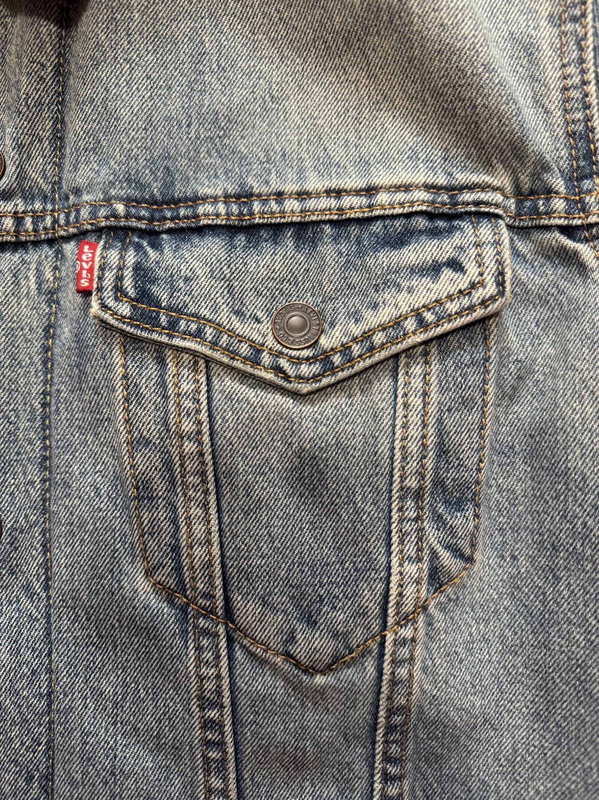 Levi's × Levi's Vintage Clothing × Vintage Levis sherpa lined denim jacket Size US XL / EU 56 / 4 - 3 Thumbnail