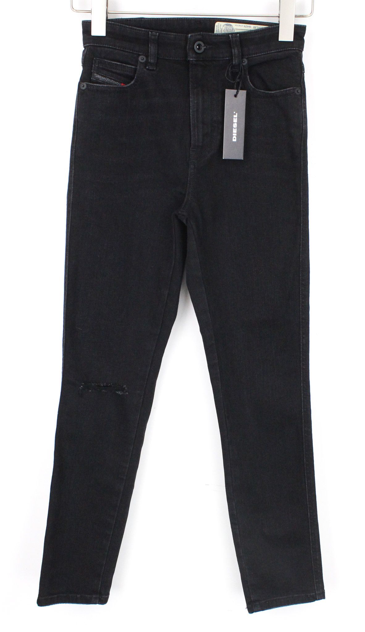 Diesel BABHILA-HIGH 084ZN W32/L30 Black Stretch Jeans 70231 Size 32" / US 10 / IT 46 - 1 Thumbnail
