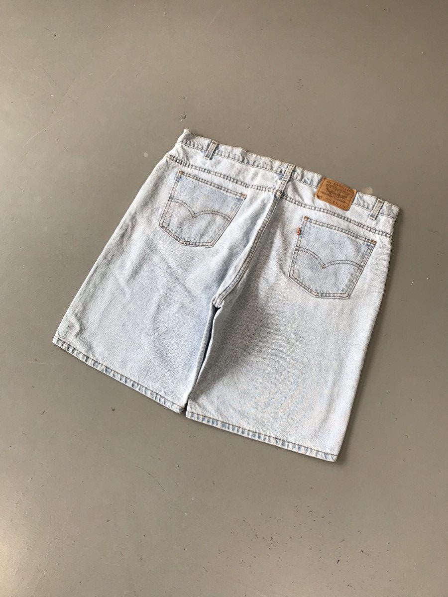 Levi's × Vintage Vintage late 90s Levi’s 505 orange tab denim Jorts Size US 41 - 6 Thumbnail