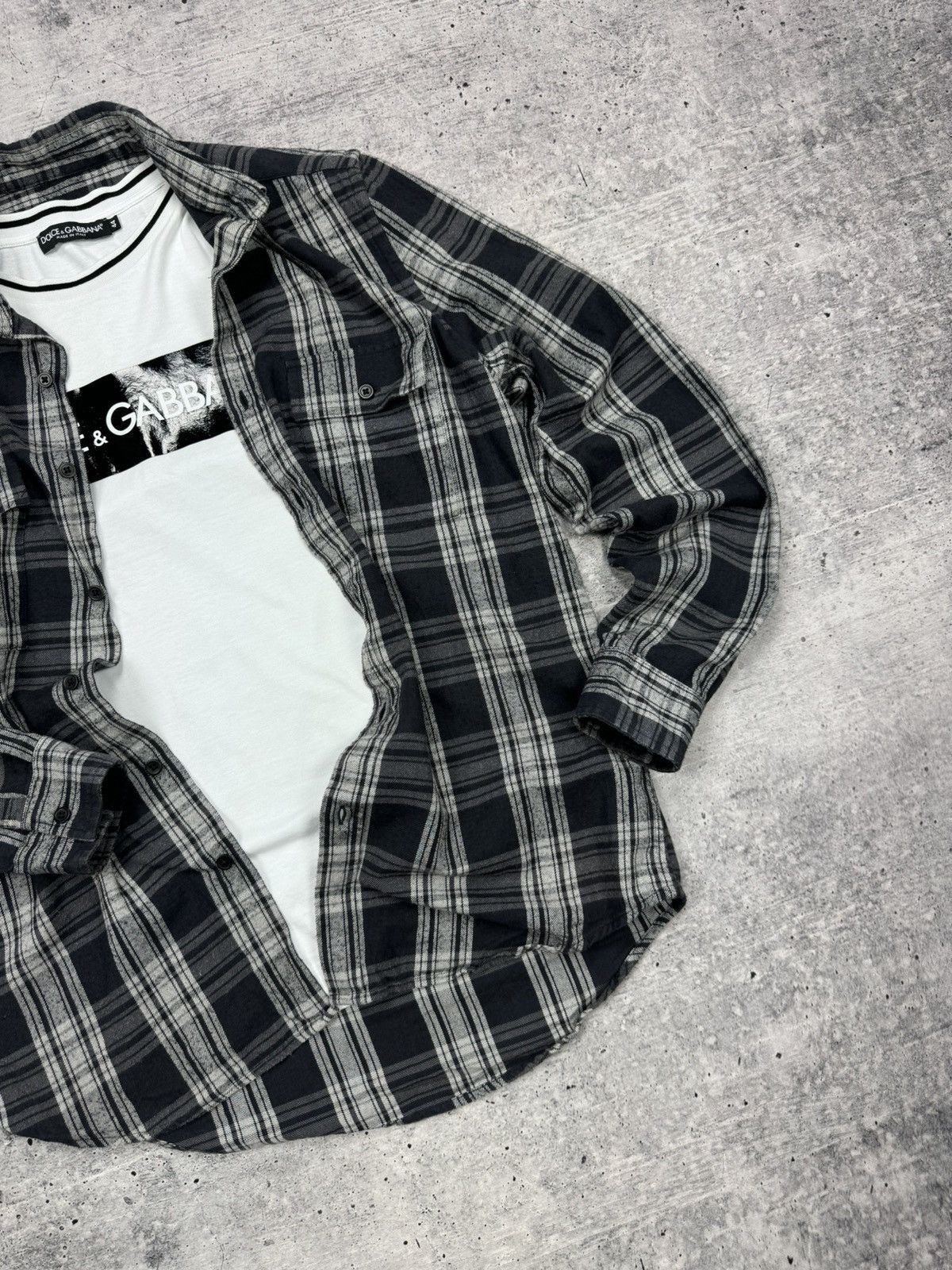Flannel Vintage Y2K Plaid Flannel Checkered Shirt Travis Scott Style Size US S / EU 44-46 / 1 - 3 Thumbnail