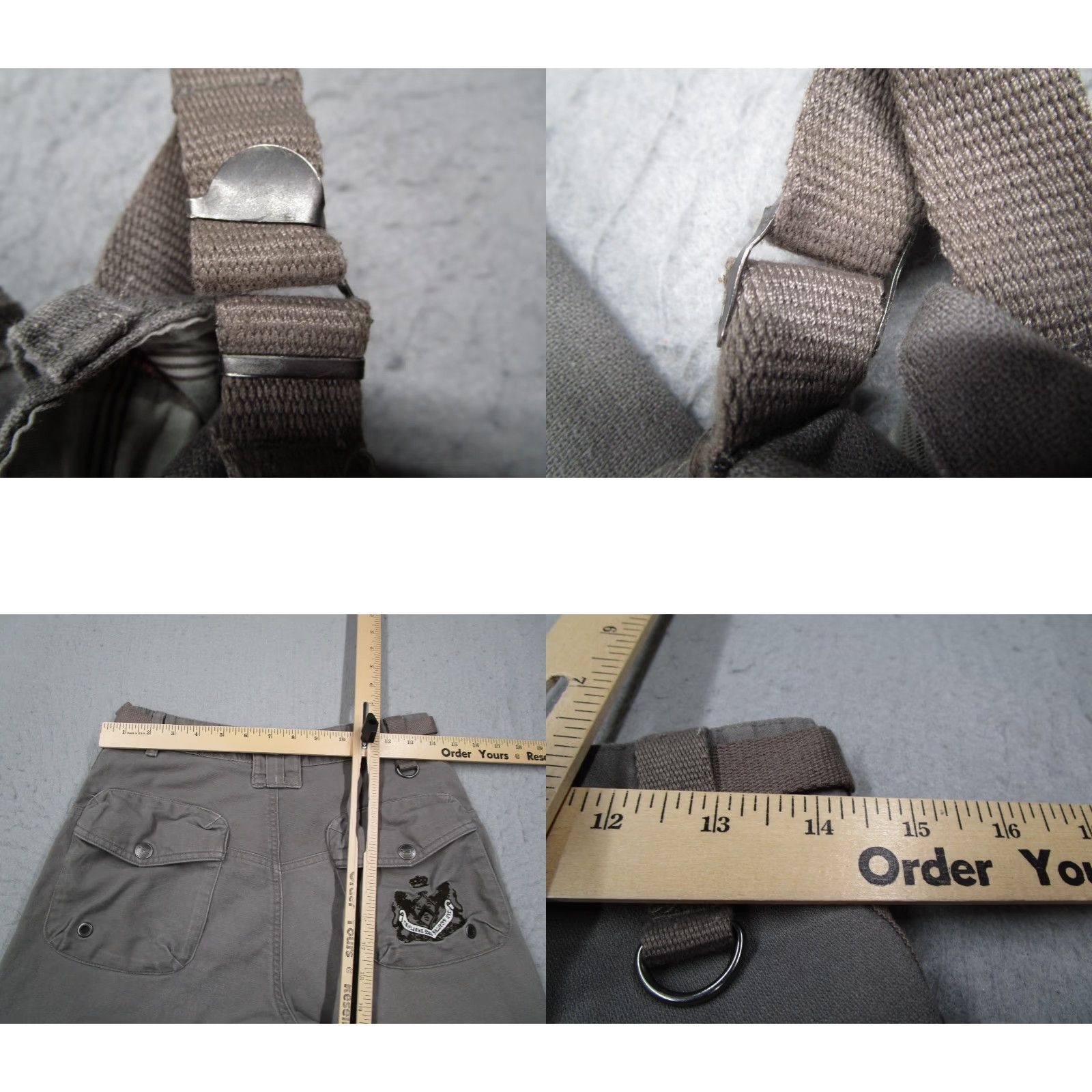 Vintage VINTAGE Triple Five Soul Pants Men 30 Gray Cargo Regular 30x29 Gray Cargo Hip Hop 90s Men Size US 30 / EU 46 - 8 Thumbnail
