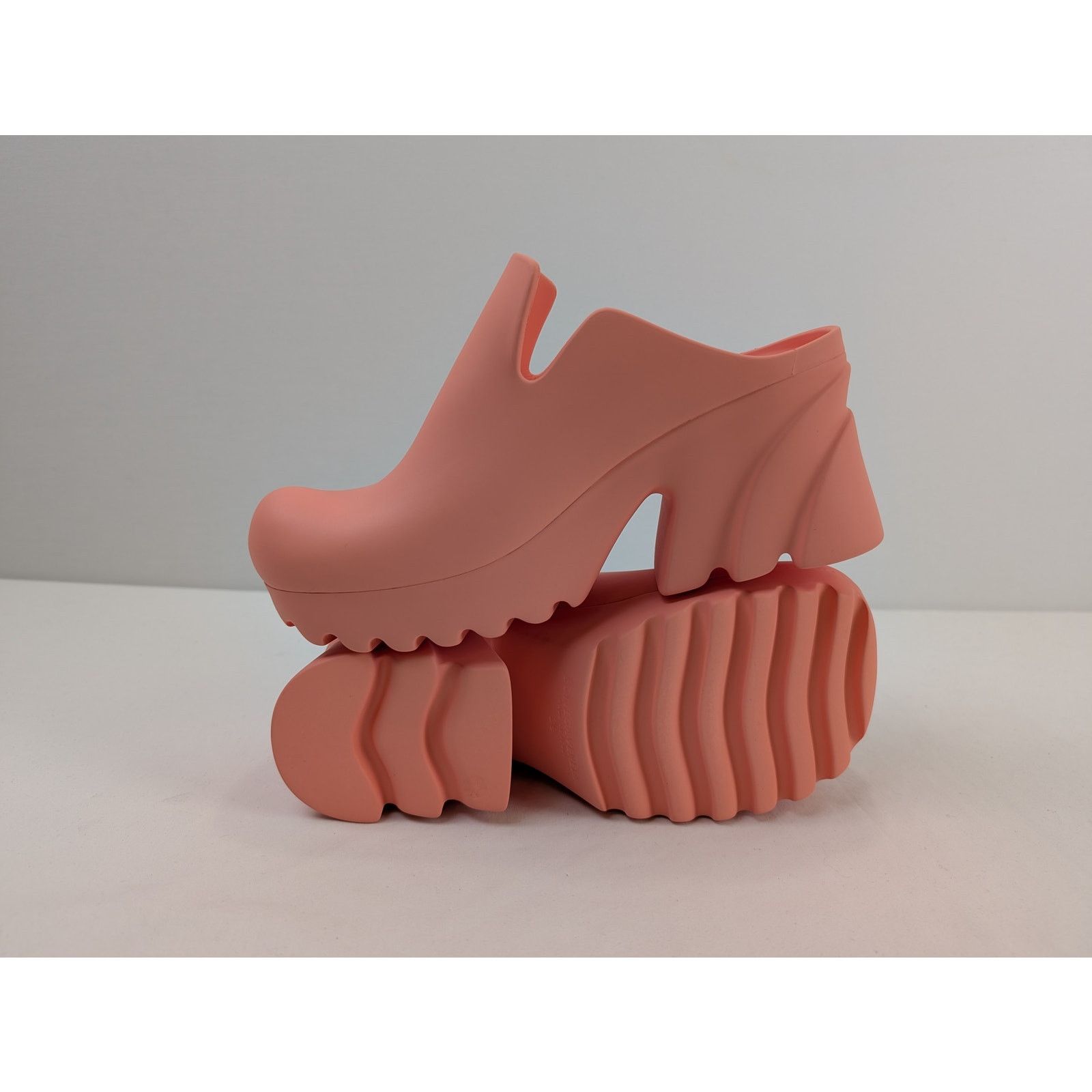 Bottega Veneta o1rshd1 Gel Rubber Pump Micro Rubber Boots in flamingo Size US 9 / IT 39 - 13 Thumbnail