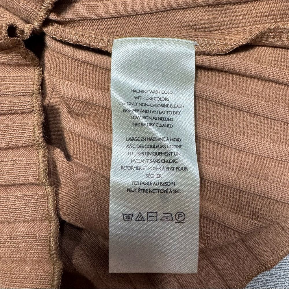 Free People New Free People Tilly Long-Sleeve Light Brown Cardi Top Siz Size XS / US 0-2 / IT 36-38 - 9 Thumbnail