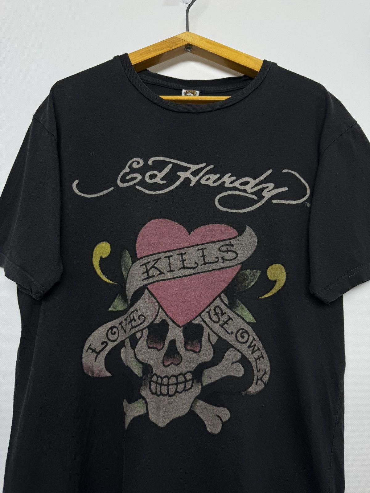 Ed Hardy Vintage Y2k Rare Ed Hardy T-Shirt 00’s Size US S / EU 44-46 / 1 - 1 Thumbnail