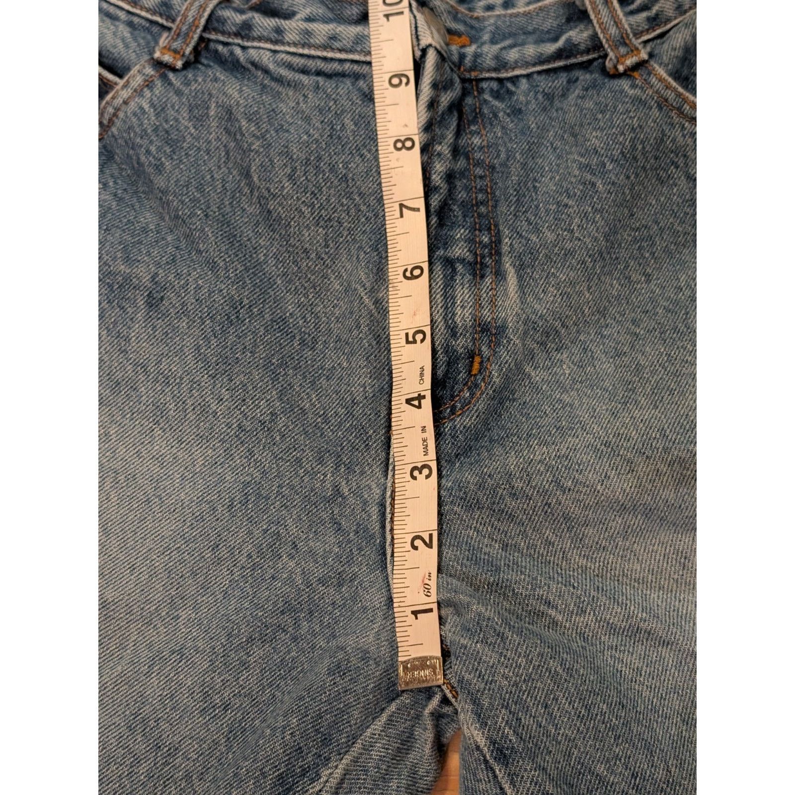 The Unbranded Brand Bongo by Gene Montesano Size 11 Jeans High Rise USA Made VTG Size 34" / US 12 / IT 48 - 4 Thumbnail