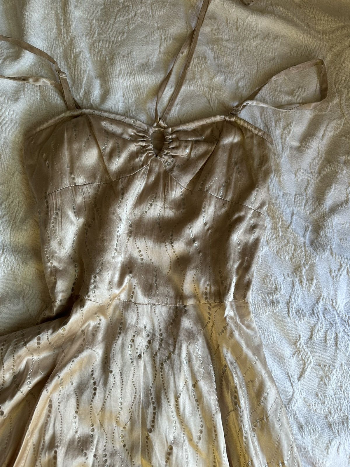 Katharine Hamnett London Gold midi dress Size S / US 4 / IT 40 - 2 Thumbnail