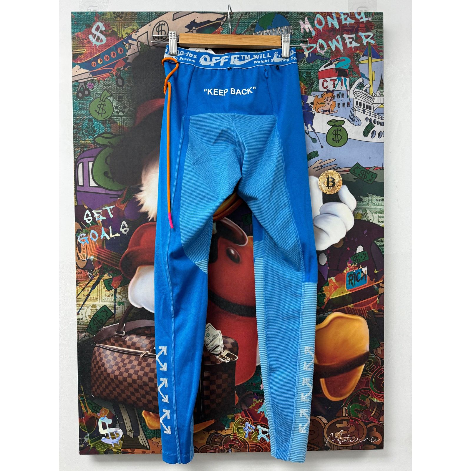 Off-White Off White Blue Legging Used Small Size 30" / US 8 / IT 44 - 2 Thumbnail