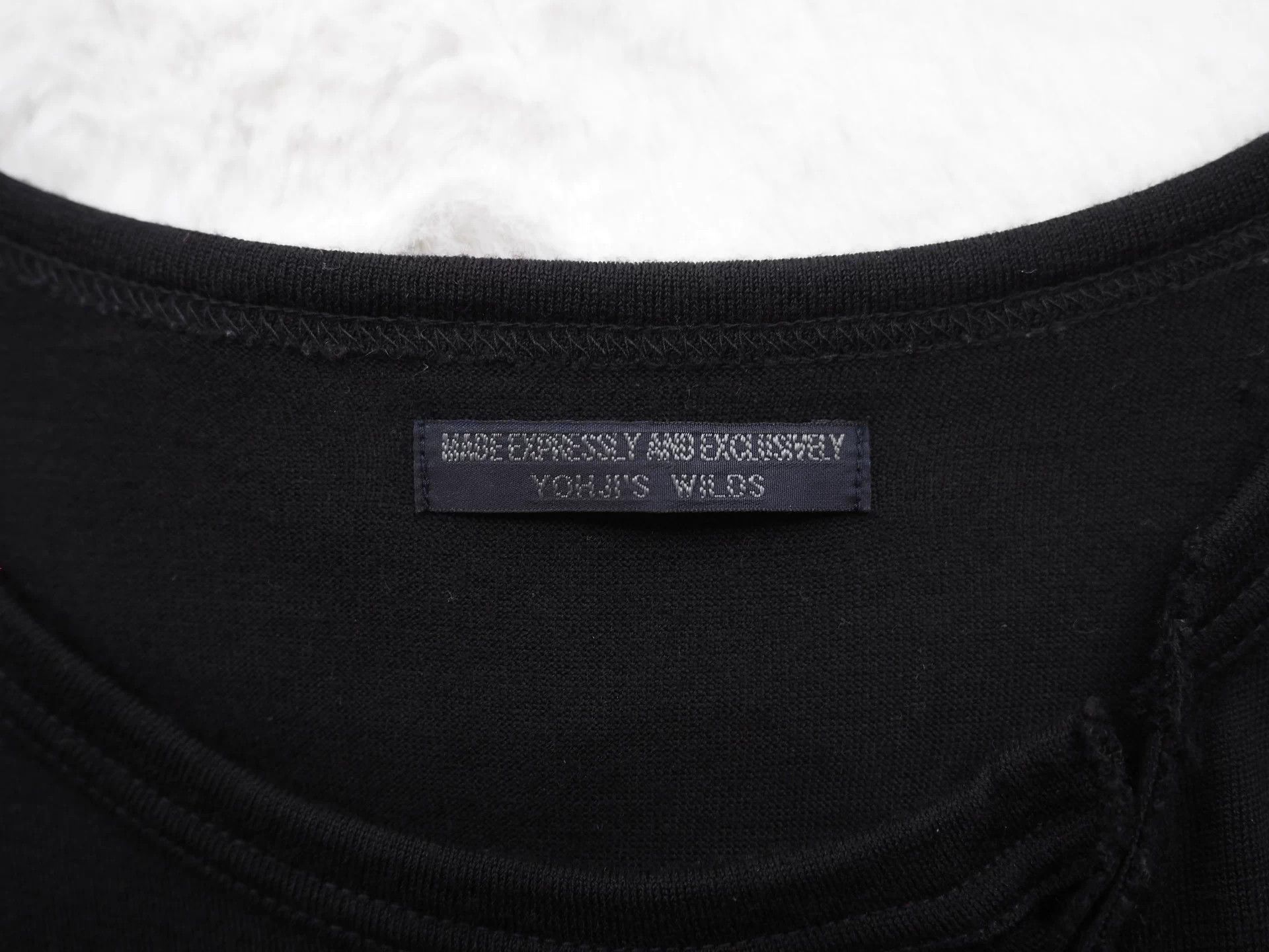 Yohji Yamamoto My own Yohji Yamamoto black wool long-sleeved top Size US L / EU 52-54 / 3 - 7 Thumbnail