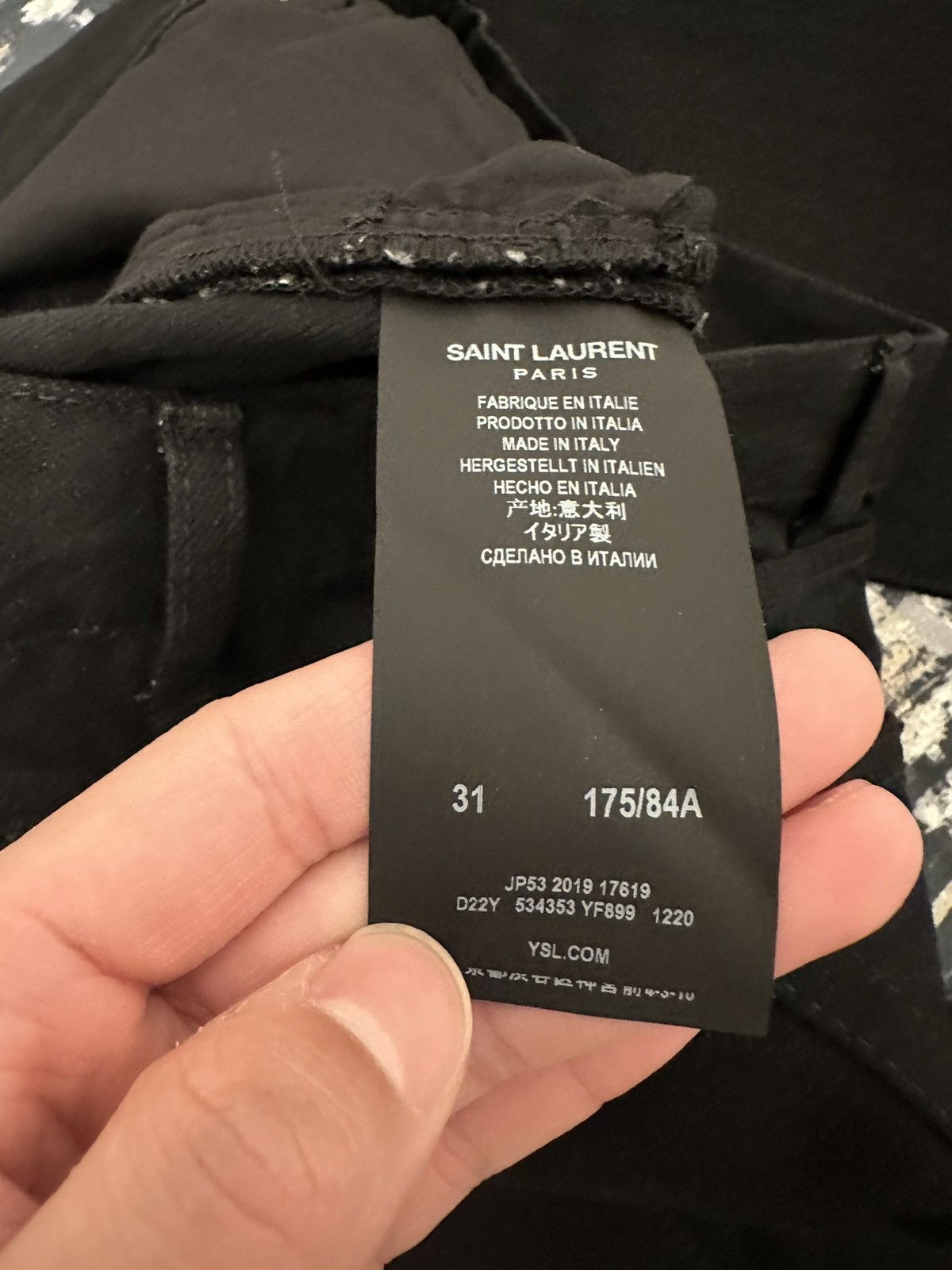 Saint Laurent Paris Saint Laurent Paris Denim Size US 31 - 6 Thumbnail