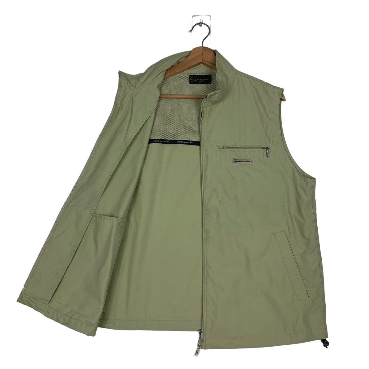 Gianni Valentino GIANNI VALENTINO Green Vest #0438-C20 Size US L / EU 52-54 / 3 - 10 Thumbnail