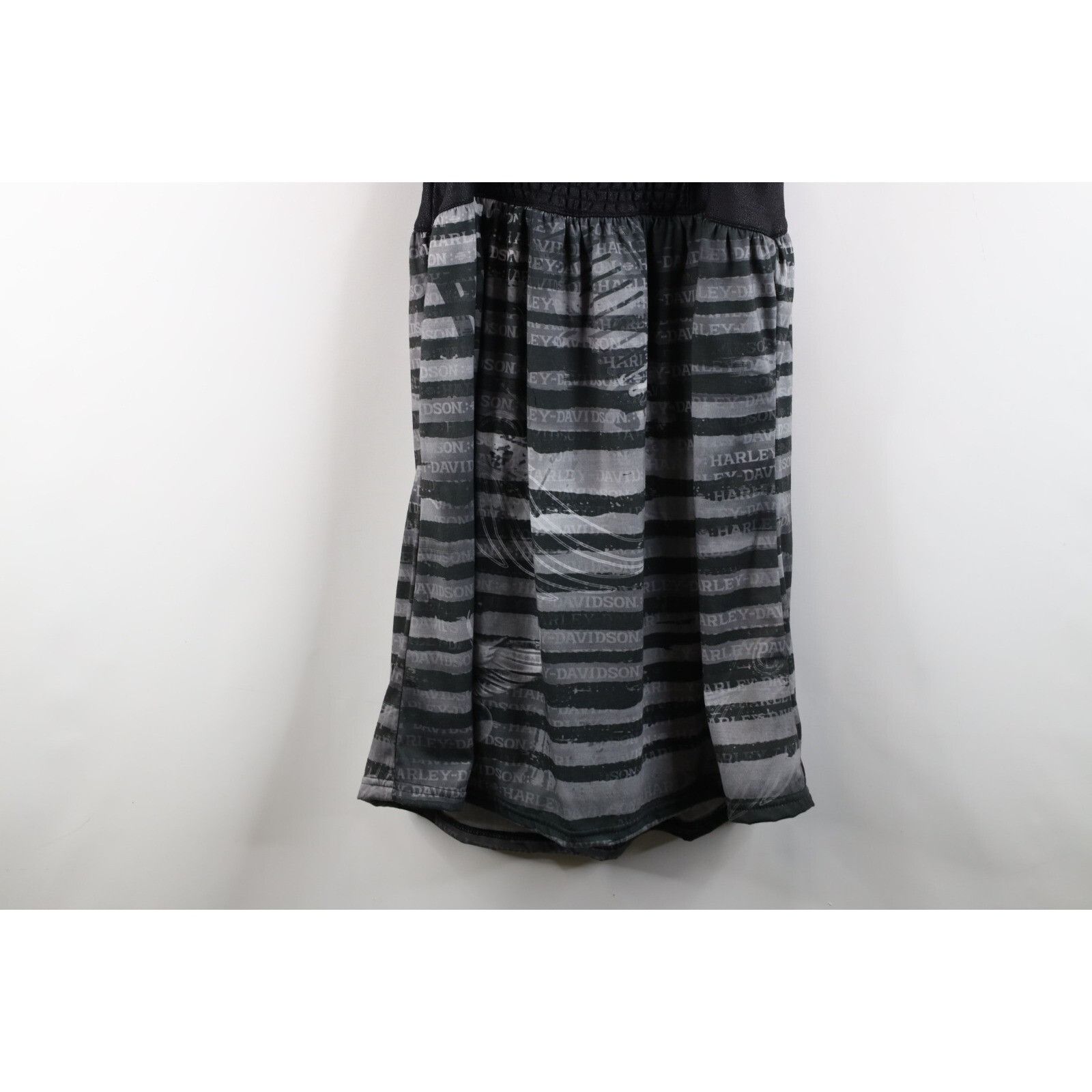 Harley Davidson × Vintage Deadstock Vintage Y2K Harley Davidson Rockabilly Dress Size L / US 10 / IT 46 - 18 Thumbnail