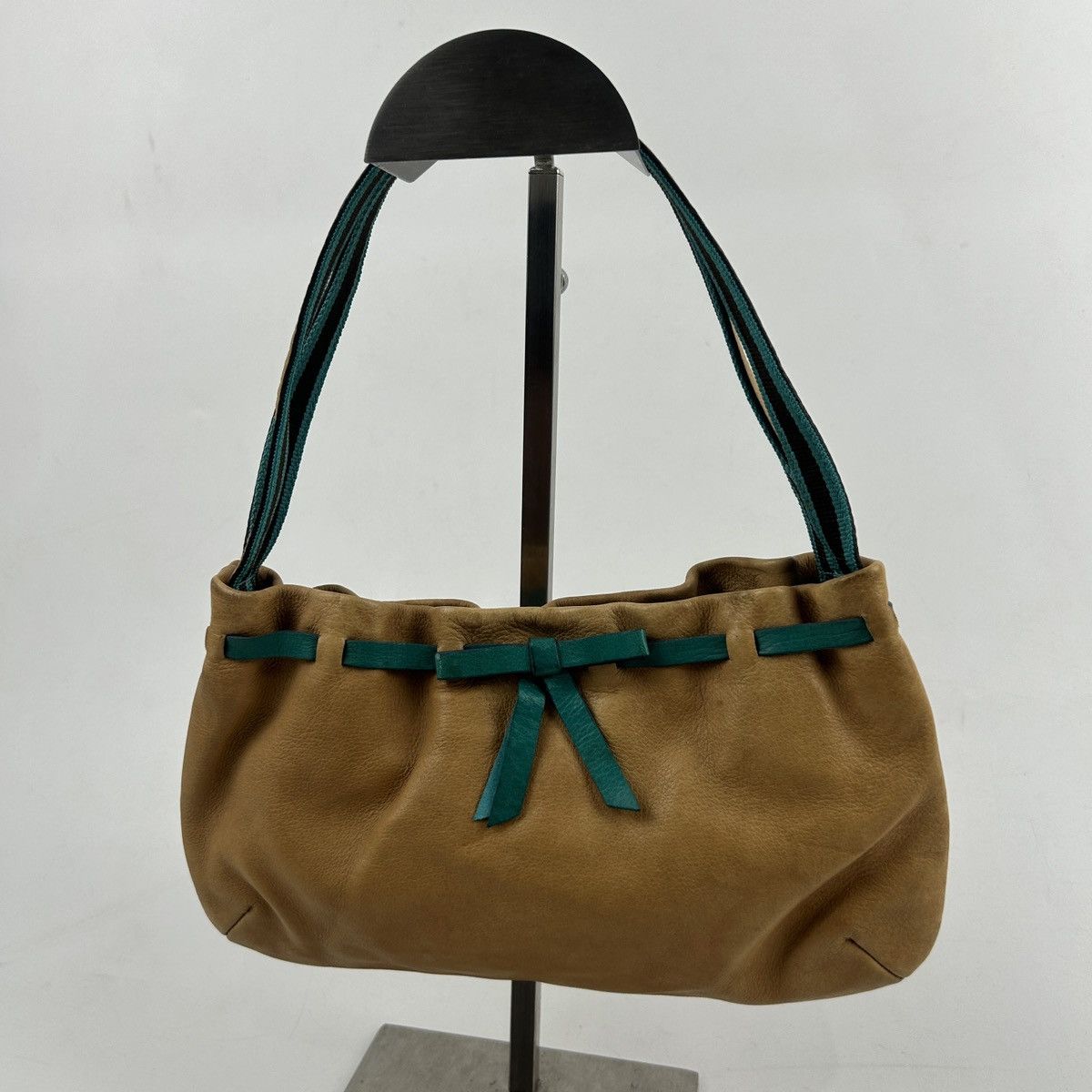 Miu Miu Miu Miu S/S 1999 Tan Bow Bag Size ONE SIZE - 2 Thumbnail