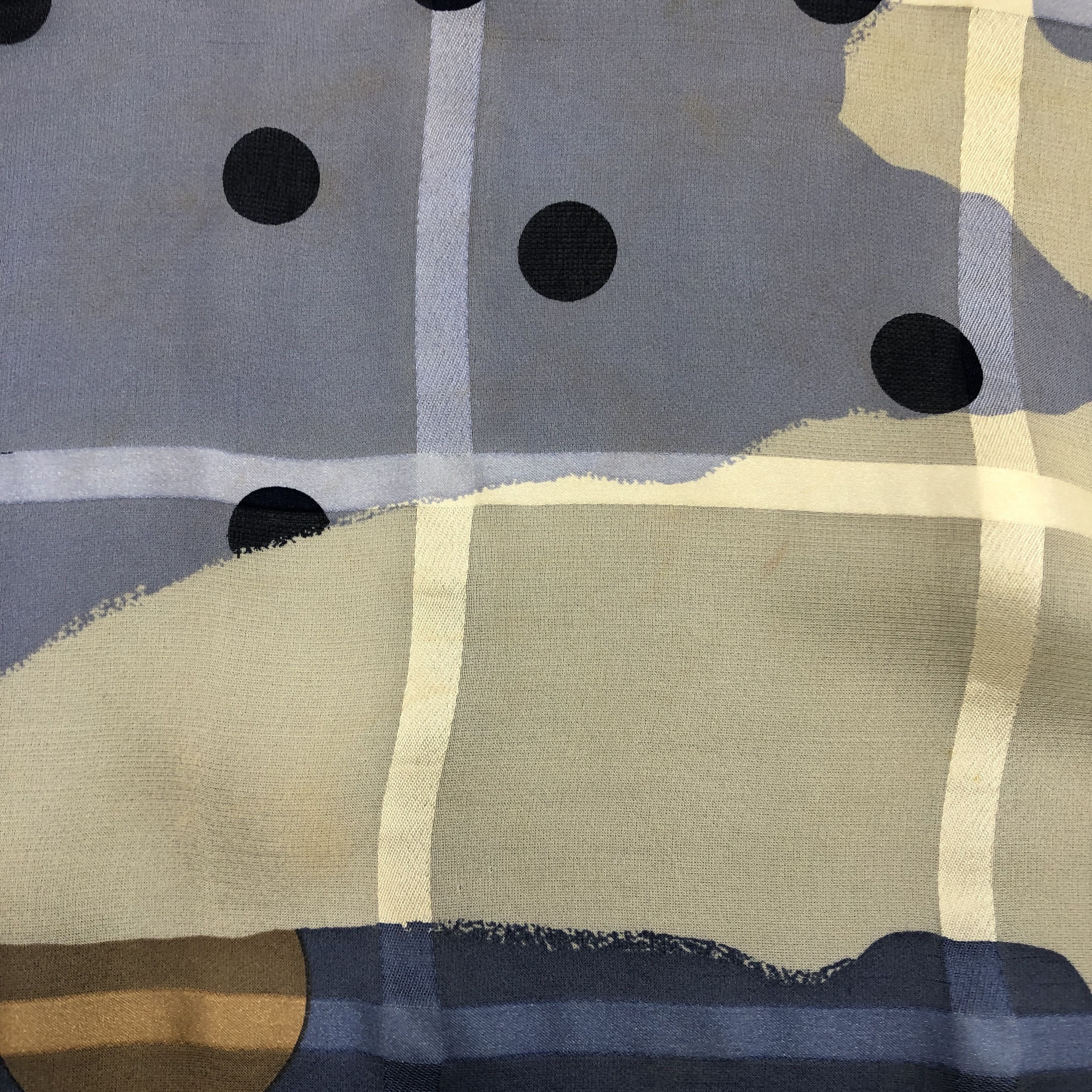 Japanese Brand Vintage Yukiko Hanai SILK Scarf Twill Stole Wraps Scarves Size ONE SIZE - 9 Thumbnail