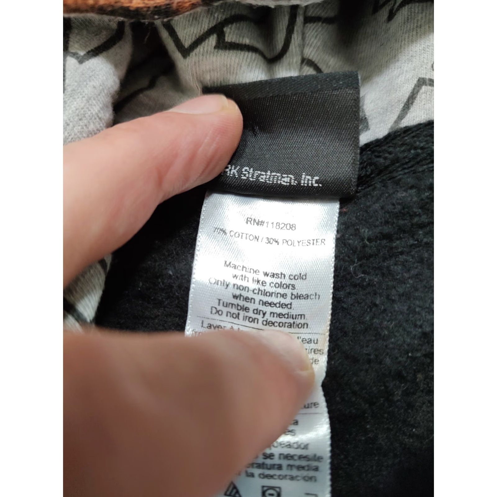 Harley Davidson Harley-Davidson Womens Tag L Hoodie Sweatshirt Full Zip Biker Tie Dye Acid Wash Black Size L Size L / US 10 / IT 46 - 7 Thumbnail