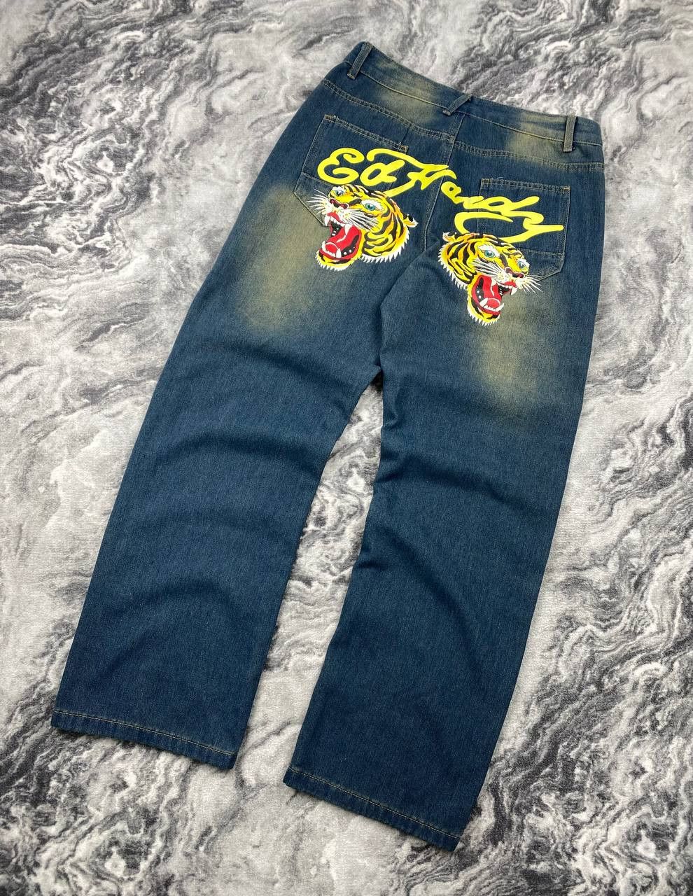 Vintage Ed Hardy by Christian Audigier Denim Jeans Tiger