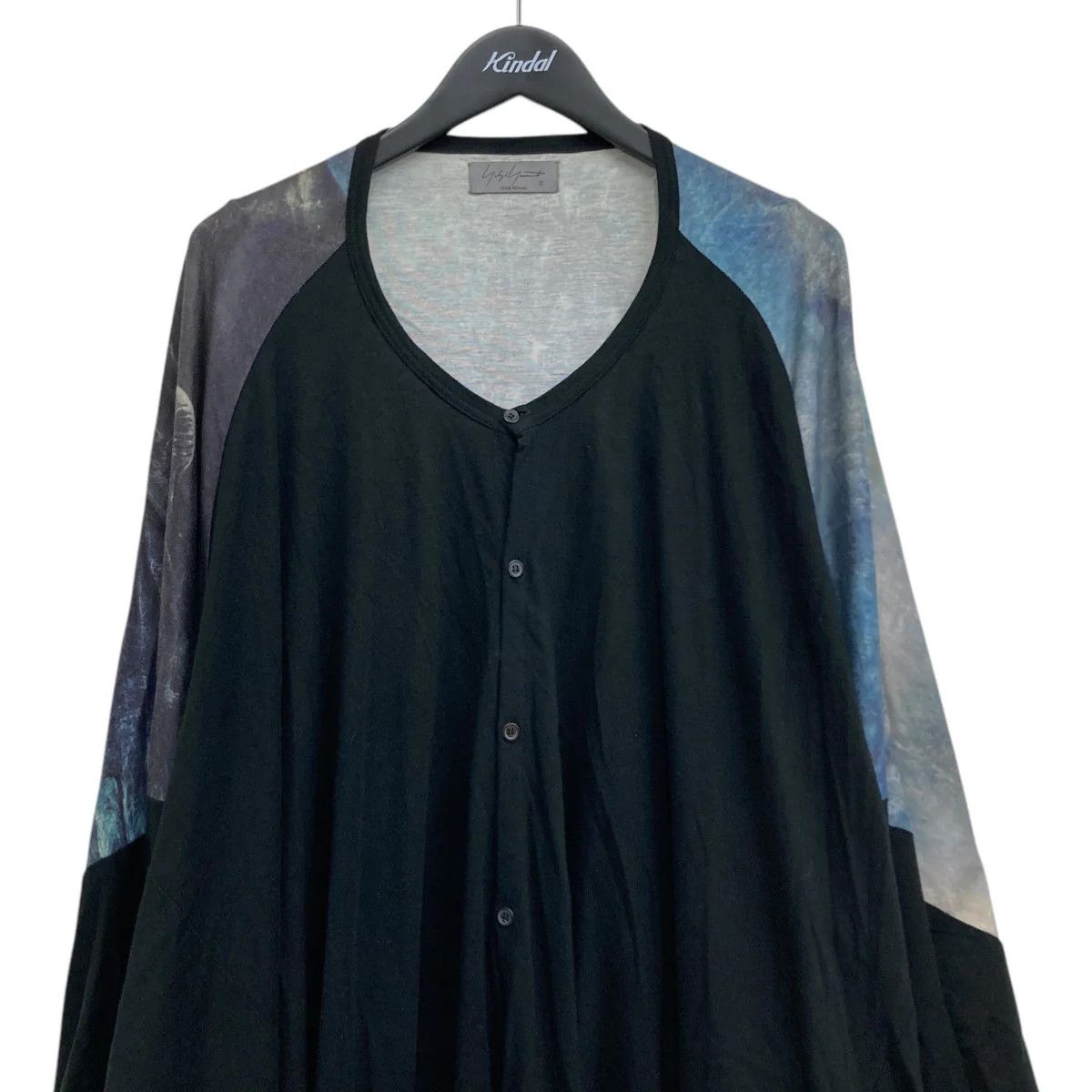 Yohji Yamamoto Yohji Yamamoto pour homme 22AW Inkjet Print Cape T-shirt Size US L / EU 52-54 / 3 - 3 Thumbnail
