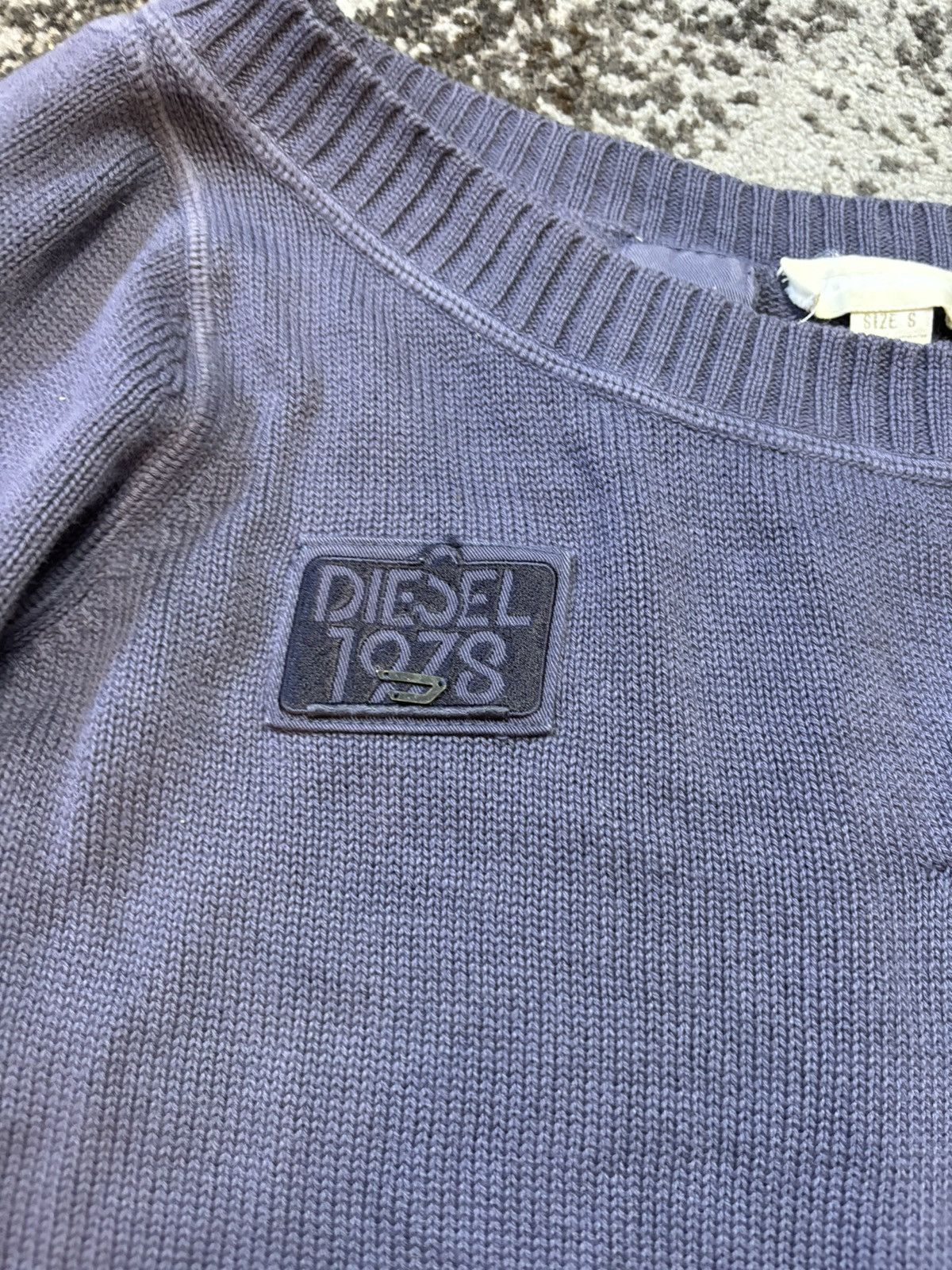 Diesel × Vintage Vintage Diesel Sweater Jumper 1978 logo Y2K Size S / US 4 / IT 40 - 4 Thumbnail