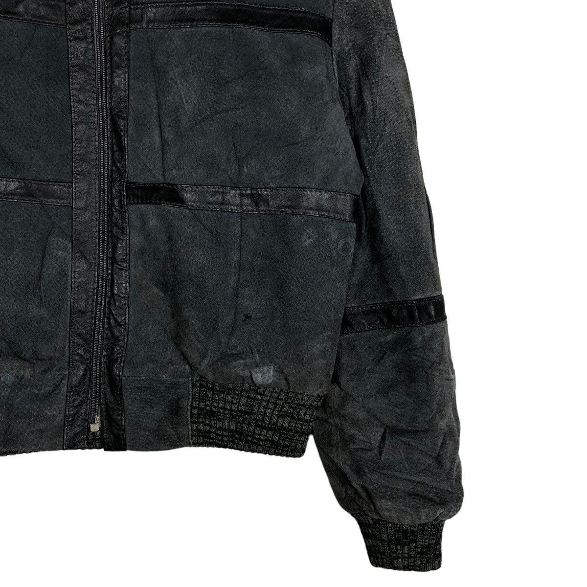 Japanese Brand 🔥VINTAGE GENUINE LEATHER JACKET BLANKET MACY’S BRAZIL Size US M / EU 48-50 / 2 - 7 Thumbnail