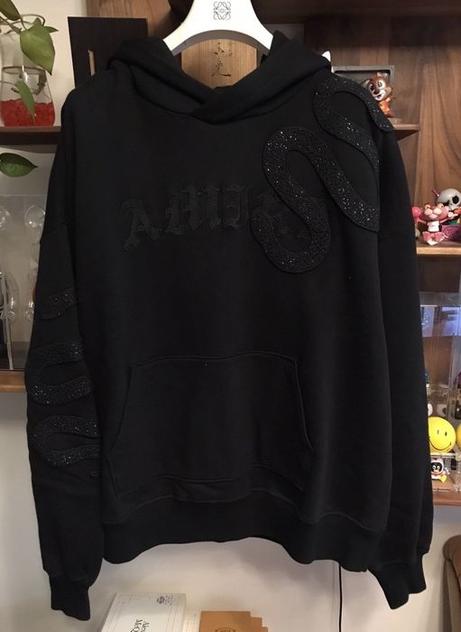 Amiri glitter snake store hoodie