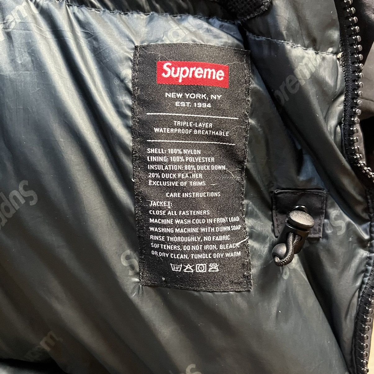 Supreme Supreme 700 Fill Down Taped Seam Parka Jacket Size US M / EU 48-50 / 2 - 7 Thumbnail