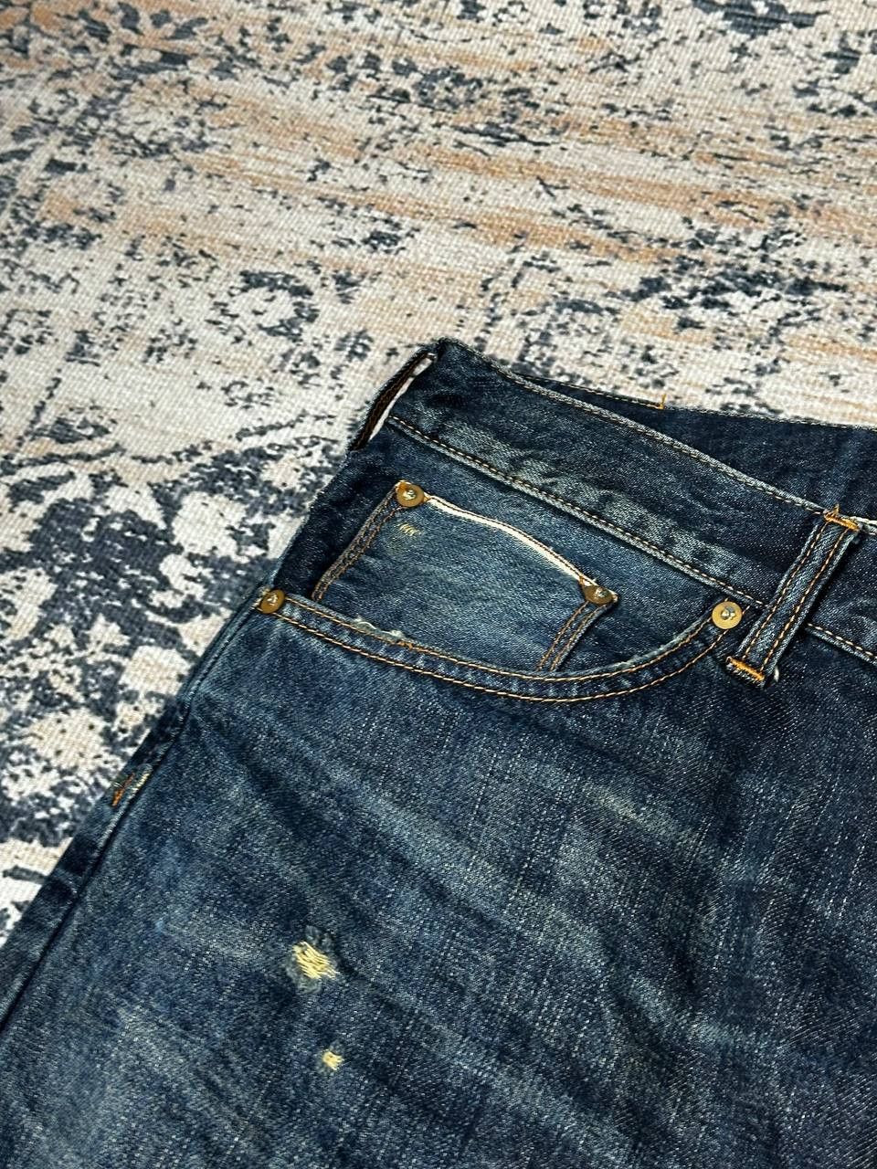 Scarti-Lab Scarti-Lab Distressed Raw Denim Selvedge Jeans Size US 32 / EU 48 - 8 Thumbnail