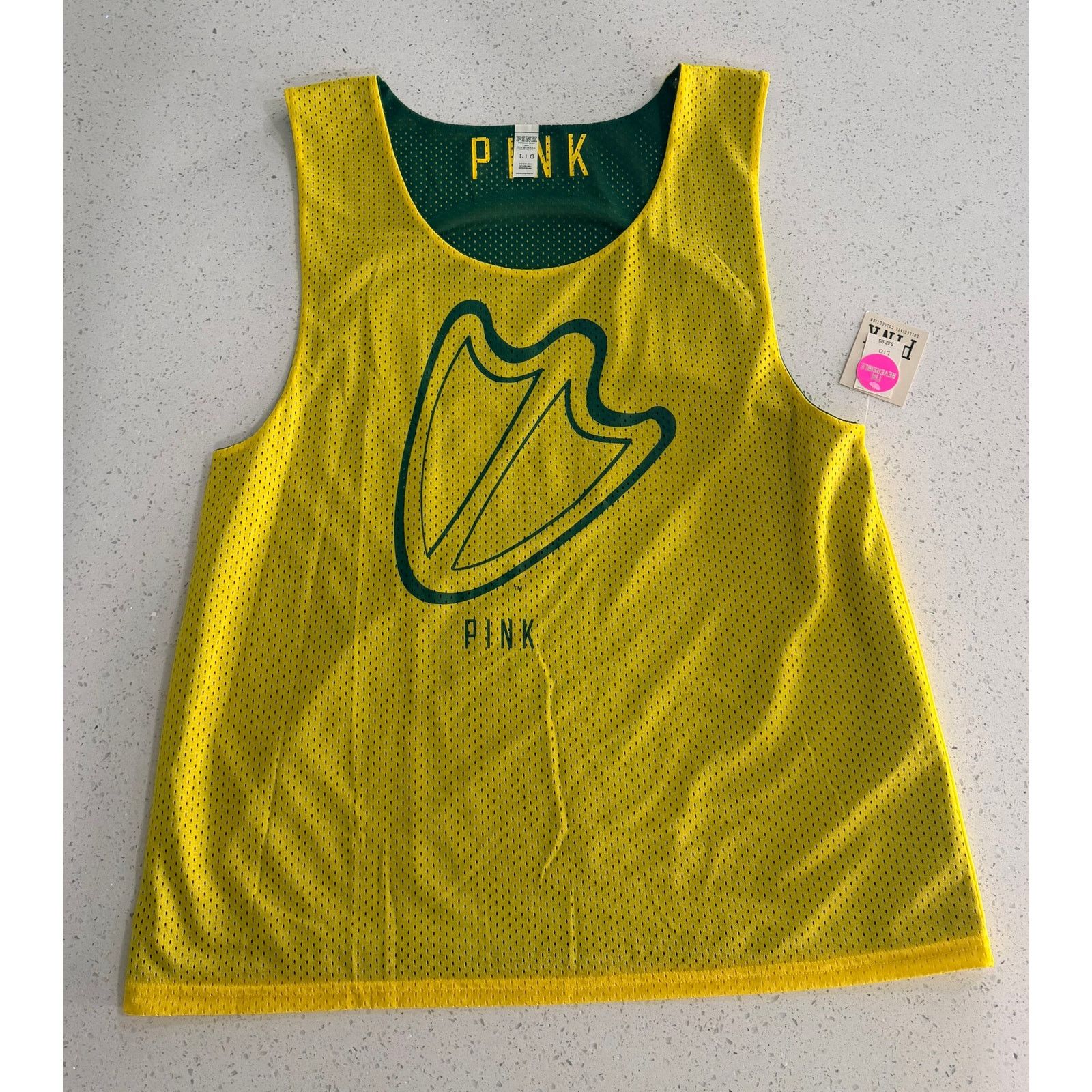 Pink Victoria’s Secret PINK Reversible Oregon Ducks Jersey Size L Size L / US 10 / IT 46 - 4 Thumbnail