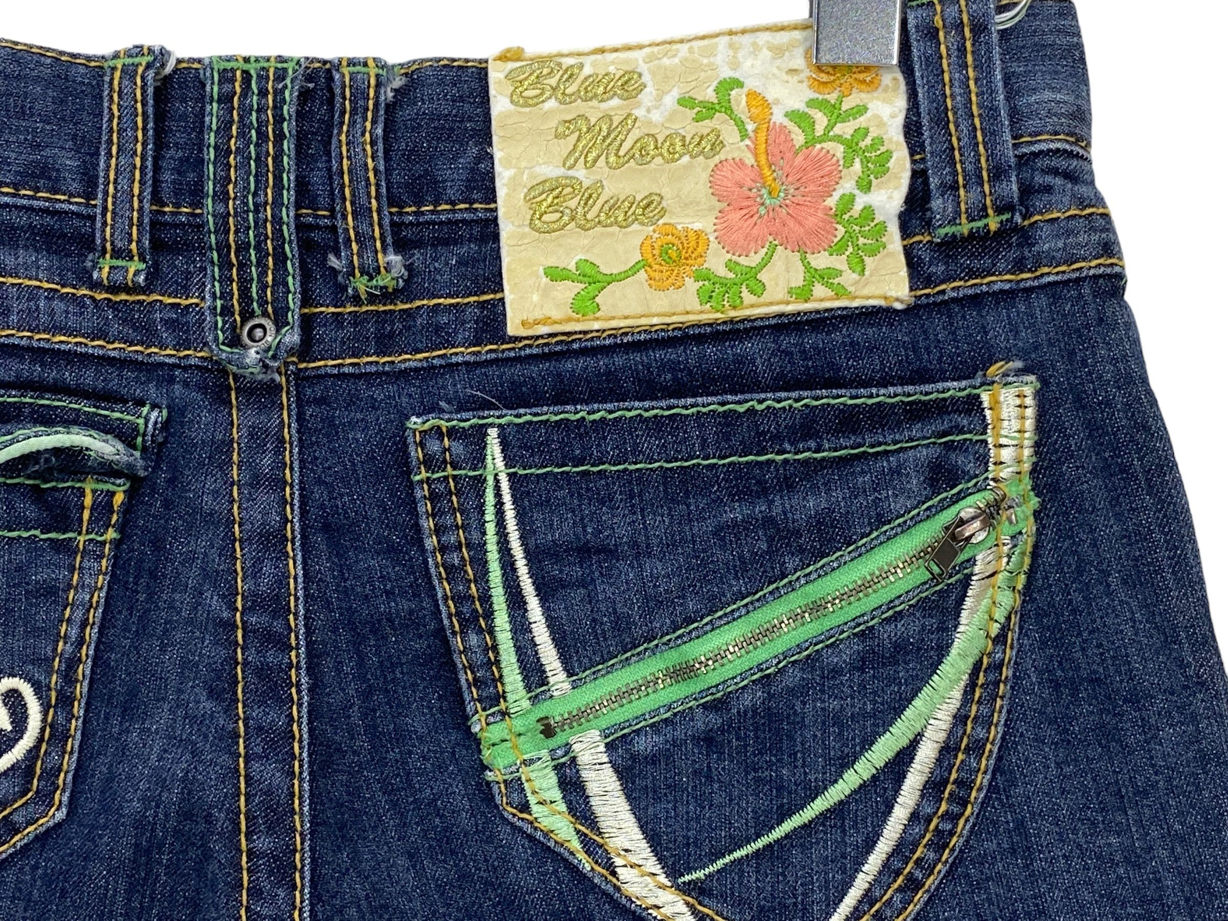 Japanese Brand Blue Moon Blue Japan Denim Jeans Japanese Surf Jeans Pants Size 29" - 8 Thumbnail