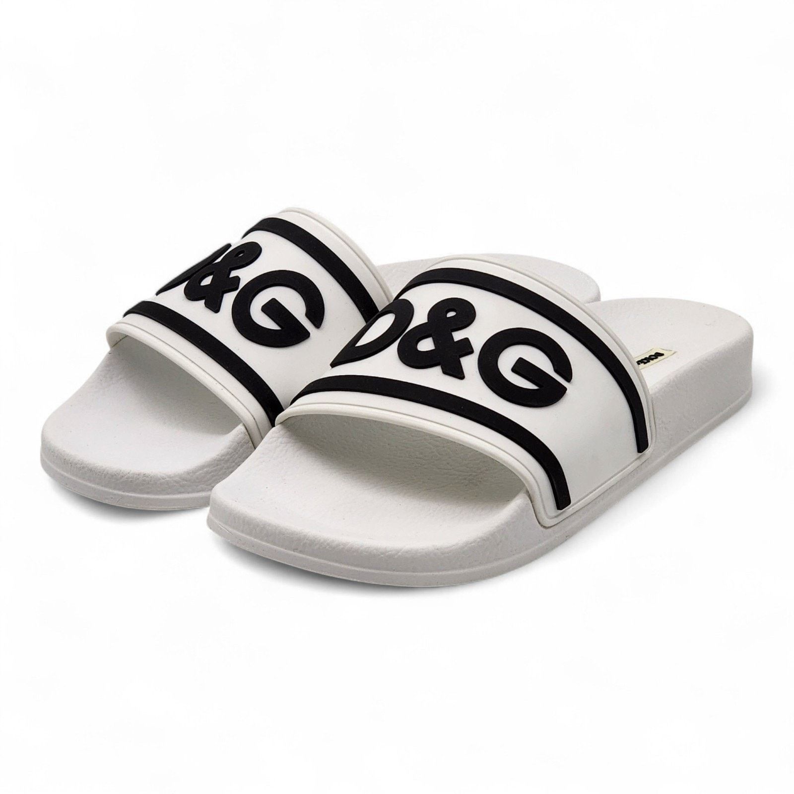 Logo Saint Barth Rubber Pool Slides White EU 39 US 9 - $320