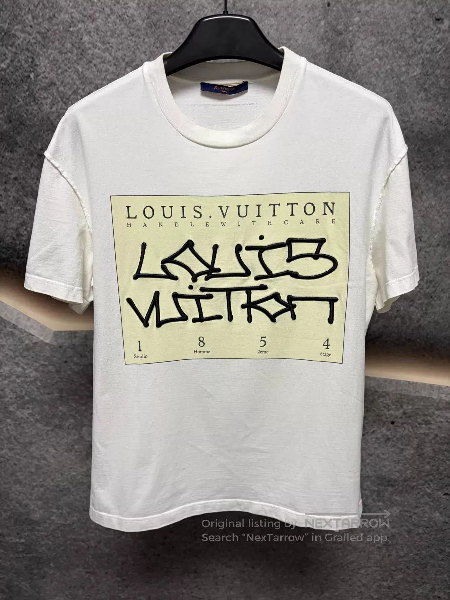 Louis Vuitton White Graphic Short Sleeve T-Shirt. Size US S / EU 44-46 / 1 - 1 Thumbnail