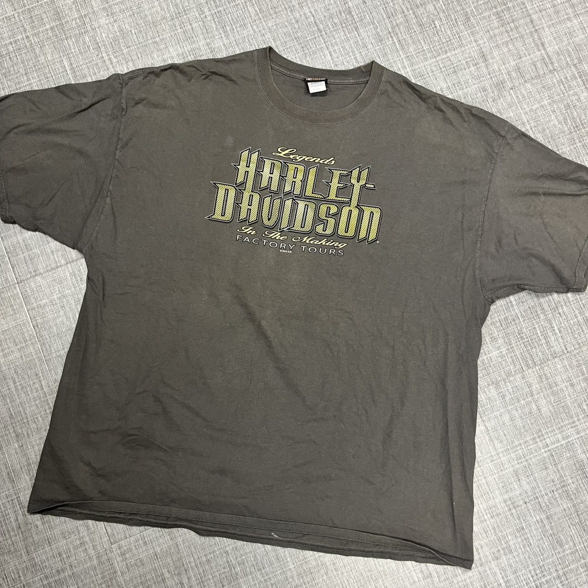 Harley Davidson × Vintage VTG Harley Davidson Vehicle Operations Tee Size US XXL / EU 58 / 5 - 1 Thumbnail