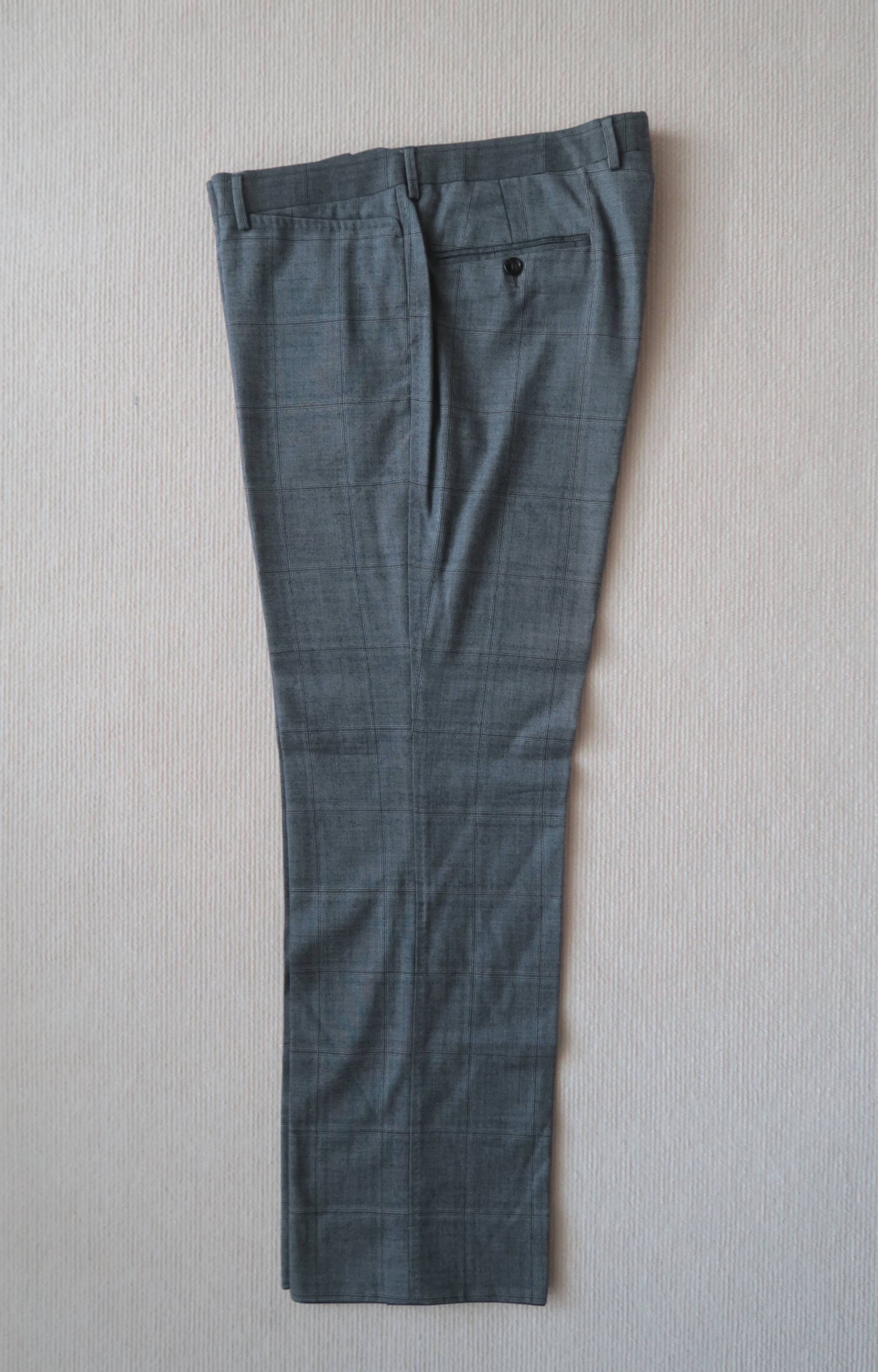 Gucci Gucci Gray Check Straight Leg Pants Size US 36 / EU 52 - 4 Thumbnail