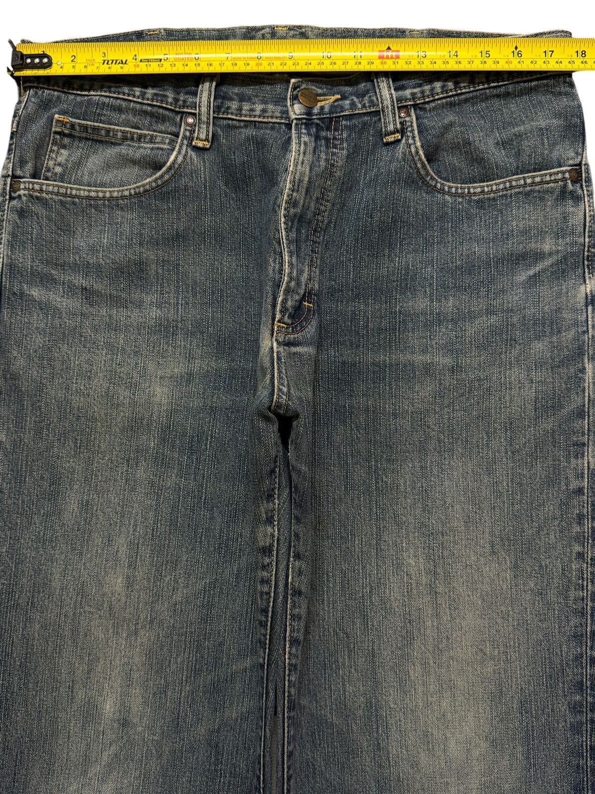 Wrangler Vintage 90s Wrangler Retro Blue Faded Wash Wide Leg Loose Size US 34 / EU 50 - 8 Thumbnail